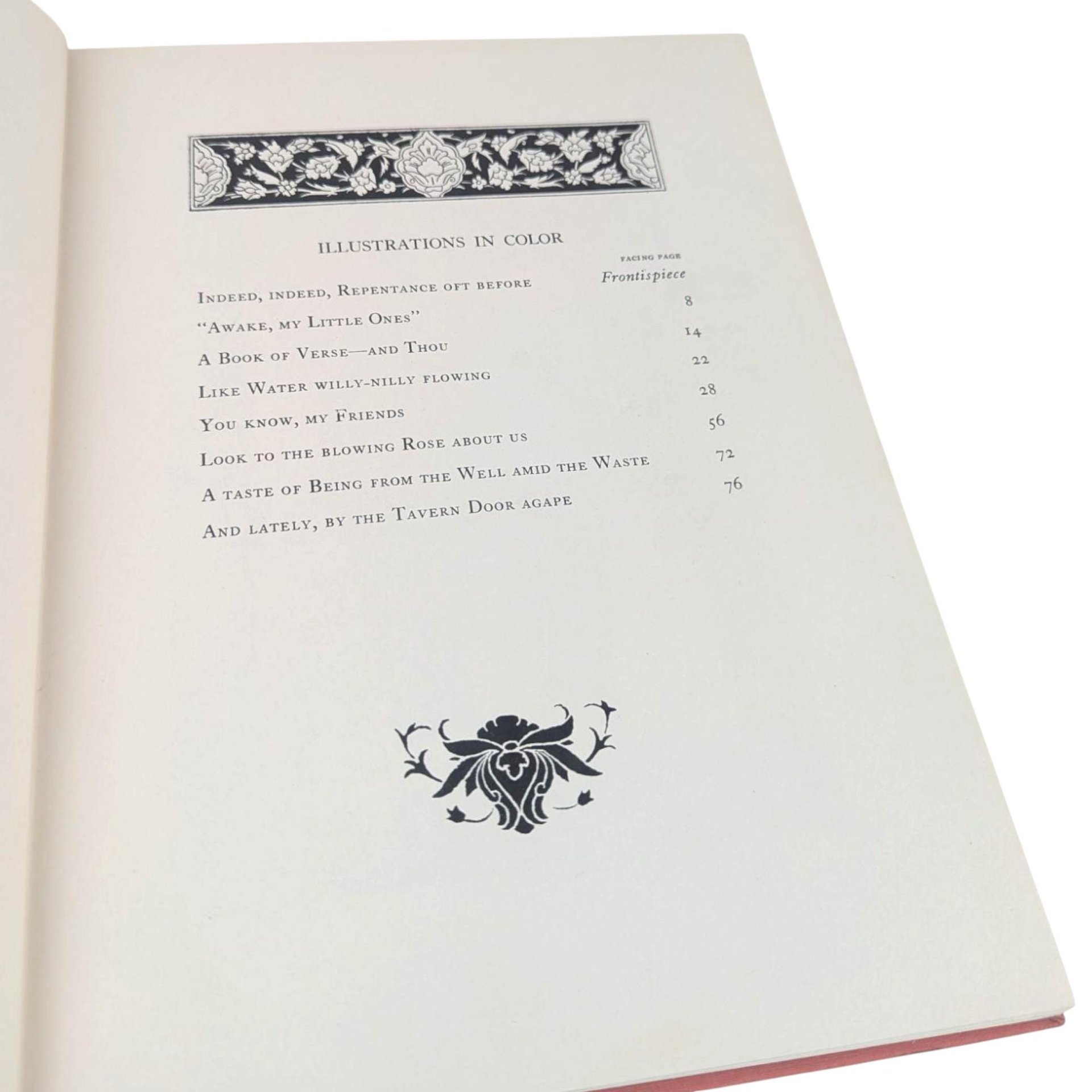 Rubaiyat Omar Khayyam Fitzgerald Pogany Illustrated, Poetry Book, Vintage Literary Gift