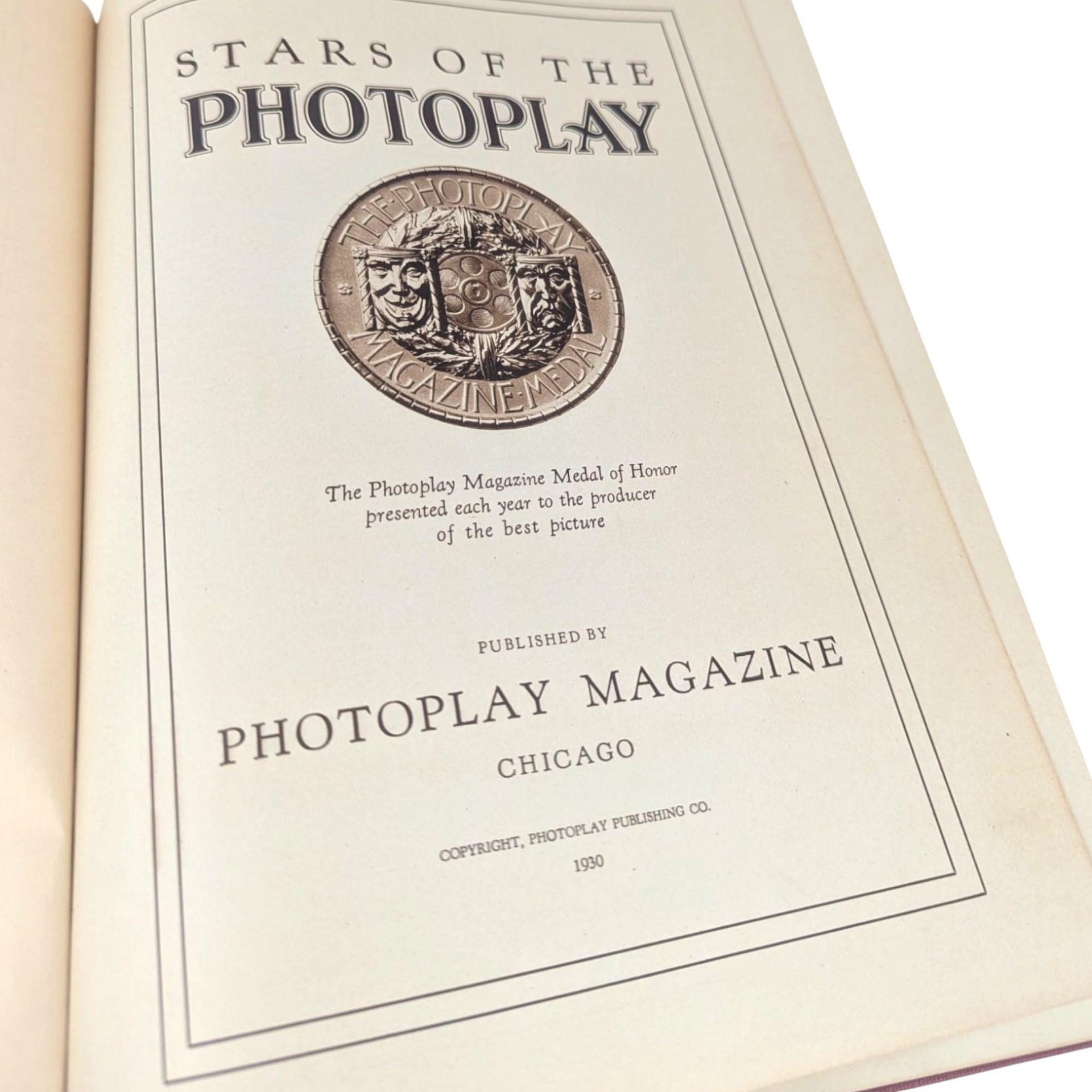 1930 Stars of the Photoplay Book, Antique Movie Star Portraits, Vintage Hollywood Memorabilia