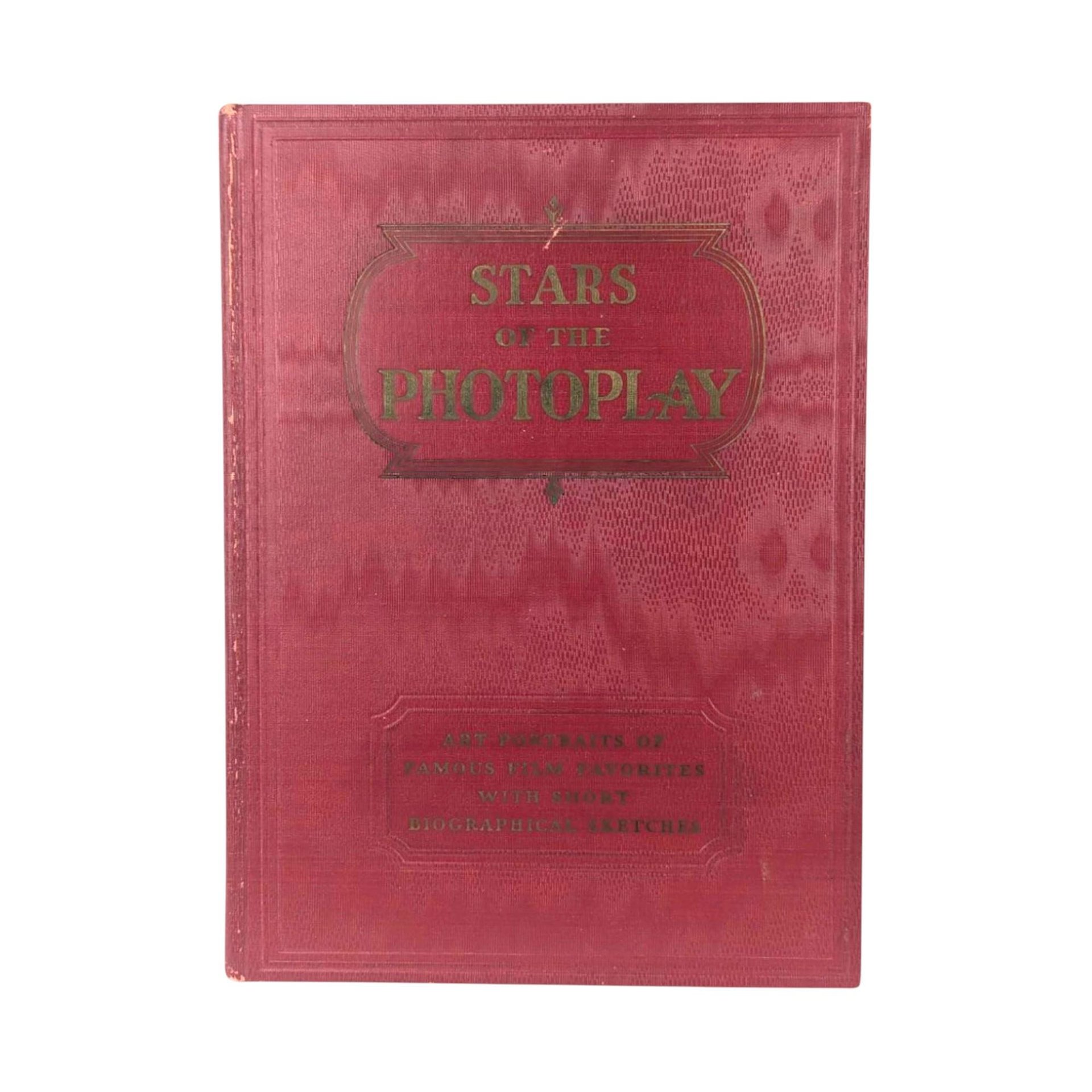 1930 Stars of the Photoplay Book, Antique Movie Star Portraits, Vintage Hollywood Memorabilia