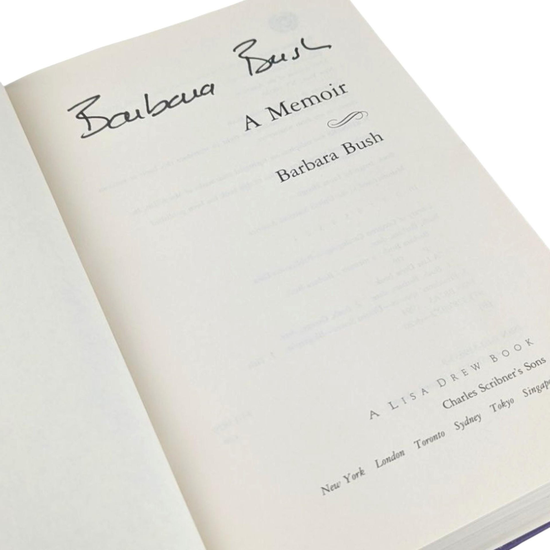 1994 Barbara Bush Memoir, Hardcover Biography, First Lady Book, Political History, Presidential Family, Vintage Nonfiction