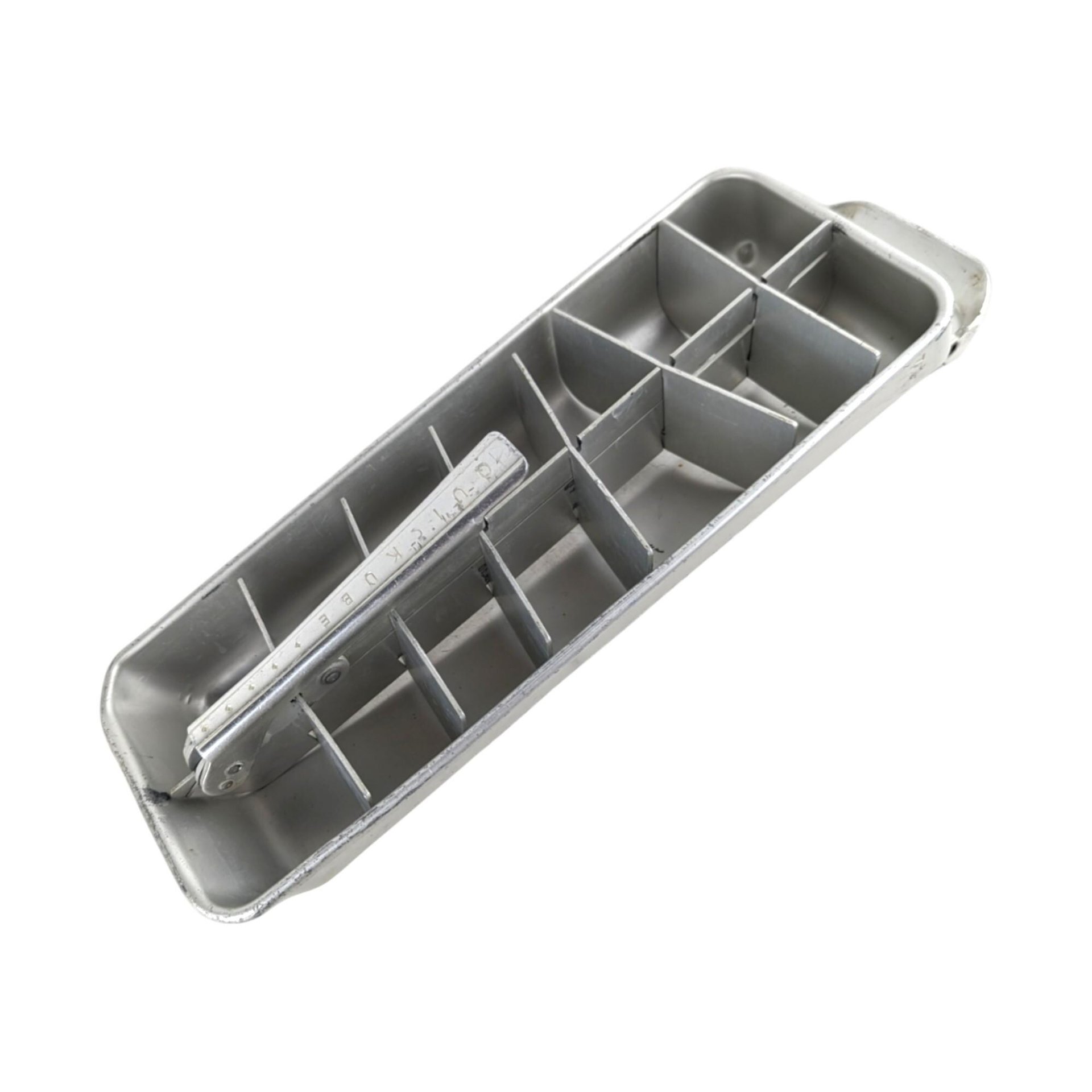 Vintage Quickcube Aluminum Ice Cube Tray | Mid-Century Barware | Cocktail Enthusiast Gift | Retro Kitchen Decor