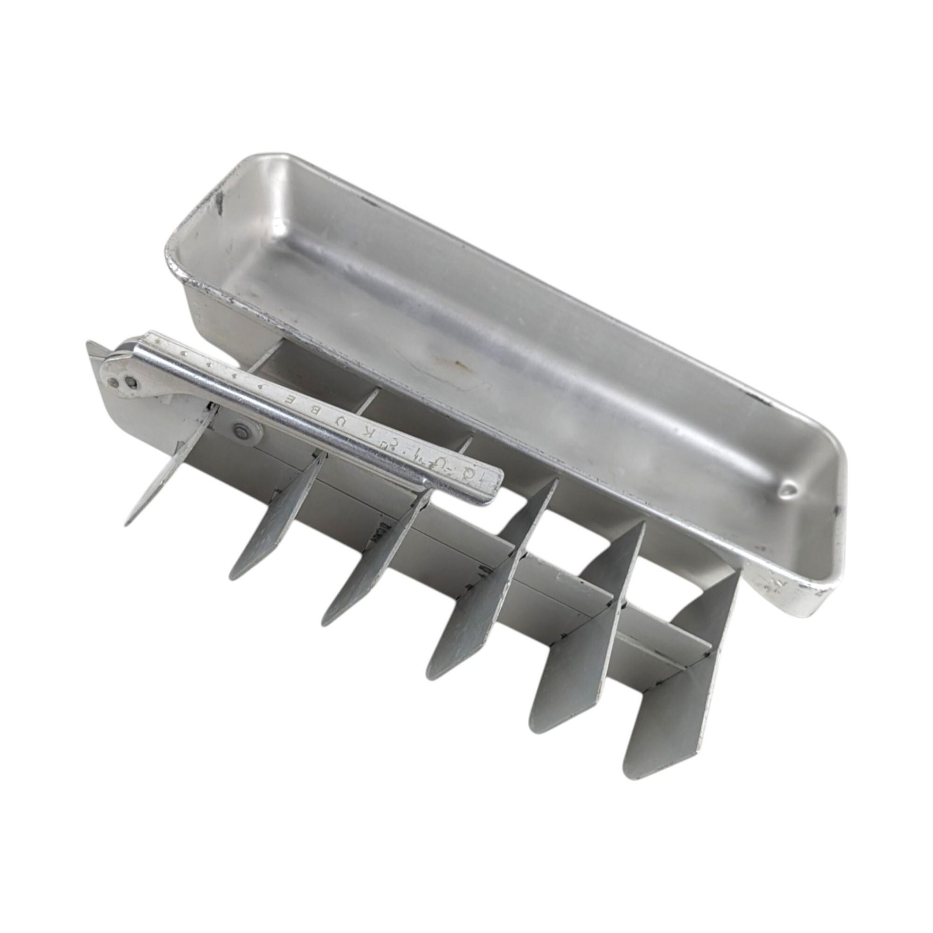 Vintage Quickcube Aluminum Ice Cube Tray | Mid-Century Barware | Cocktail Enthusiast Gift | Retro Kitchen Decor