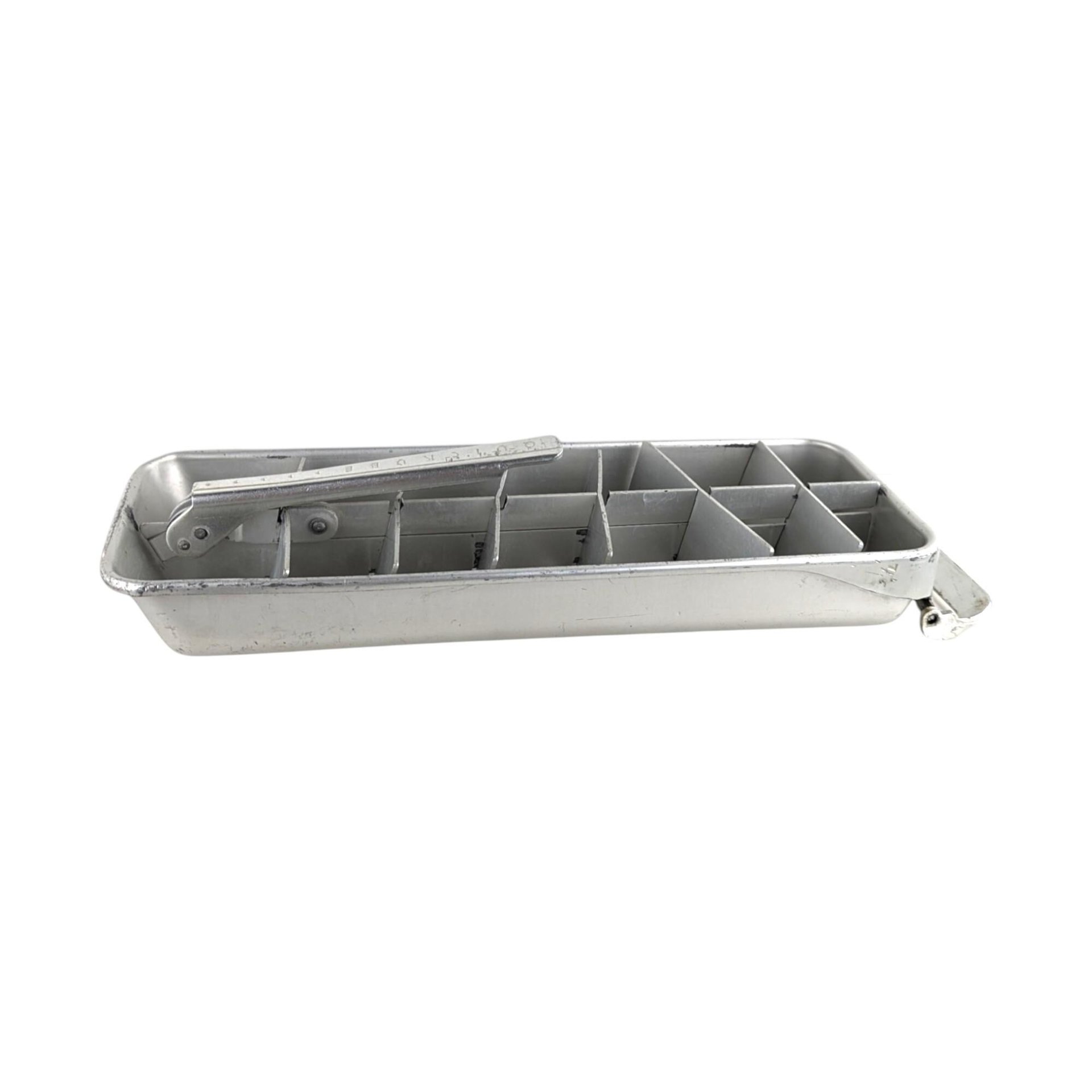 Vintage Quickcube Aluminum Ice Cube Tray | Mid-Century Barware | Cocktail Enthusiast Gift | Retro Kitchen Decor