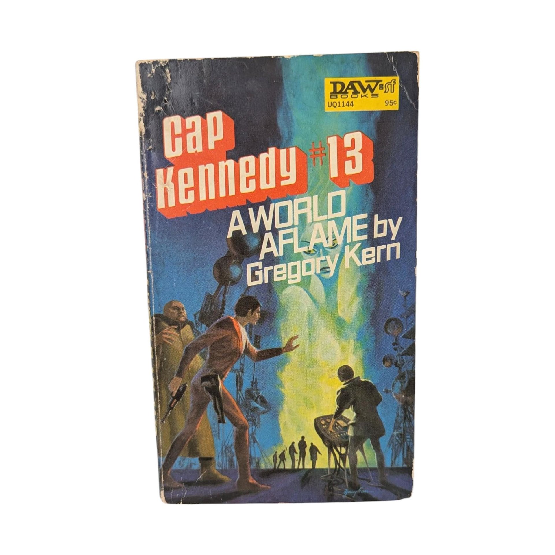 Vintage Sci-Fi Fantasy Paperback Lot of 9, 1960s-1990s Book Bundle, Keith Laumer and Cap Kennedy Adventures, Classic Pulp Sci-Fi Collection