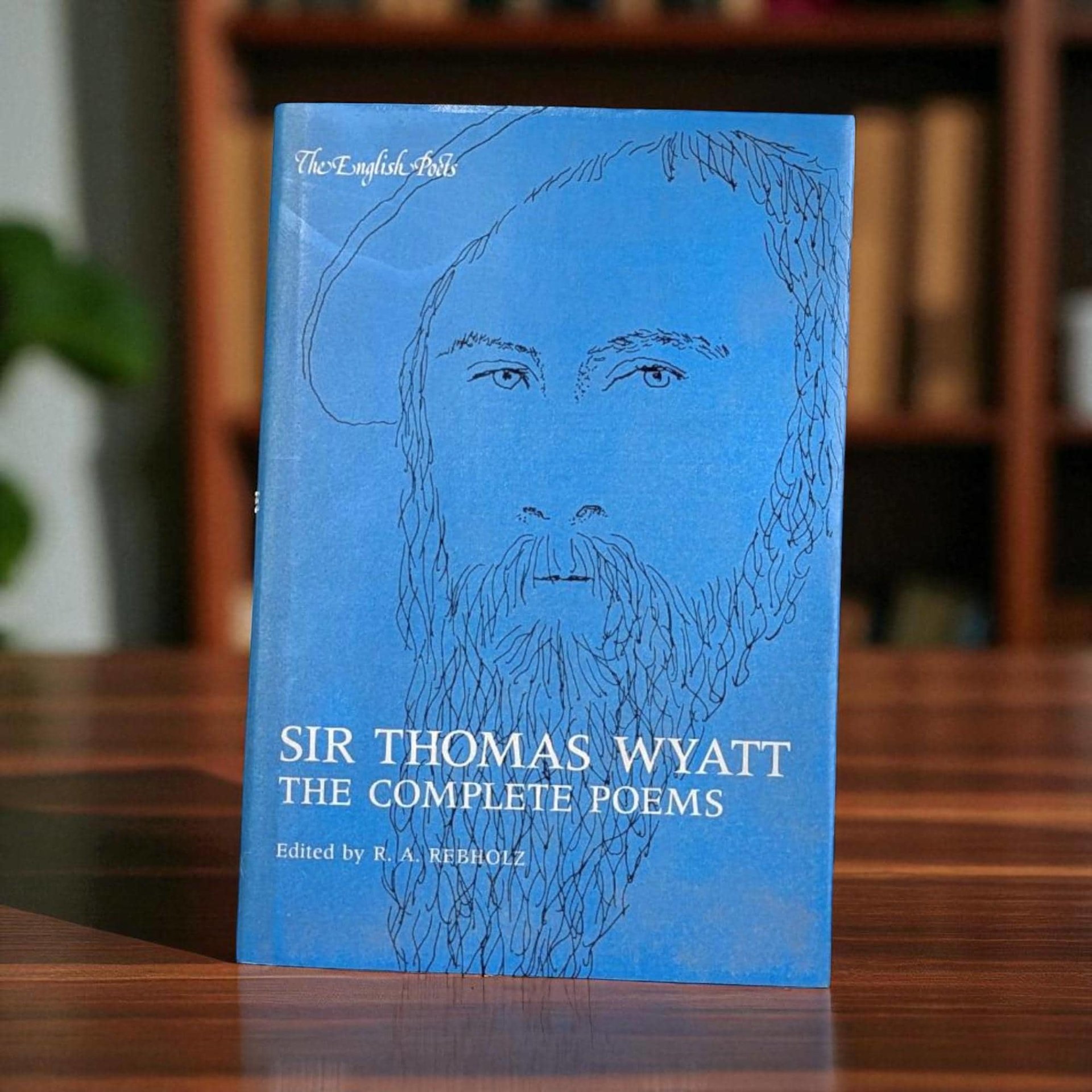 Sir Thomas Wyatt The Complete Poems Vintage 1981 Hardcover, English Poetry Book with Dust Jacket, Tudor Period Literature, Classic Library