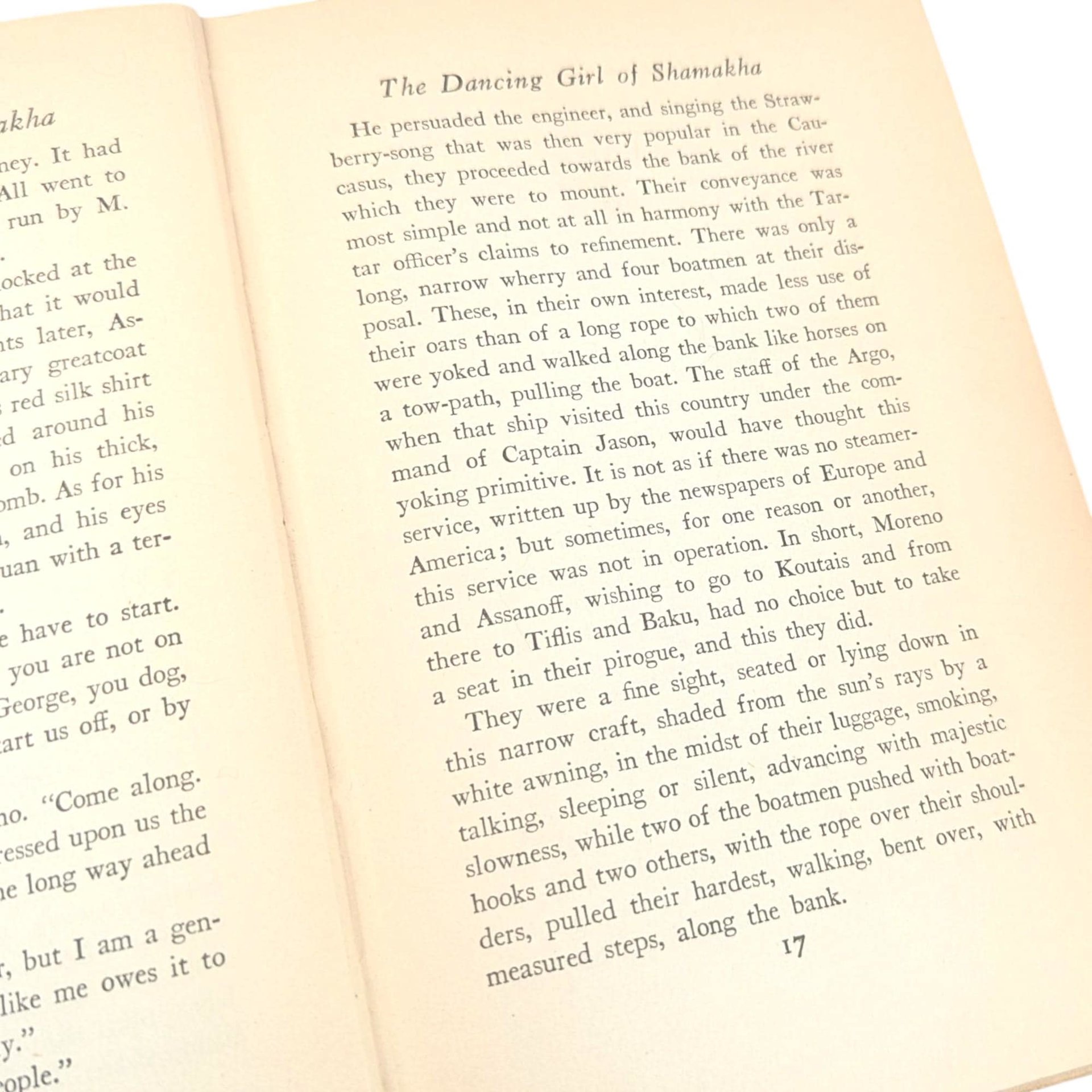Antique 1926 The Dancing Girl of Shamakha Hardcover, Count de Gobineau Asiatic Tales, Ornate Gold Gilt Decorative Book, Art Deco Era