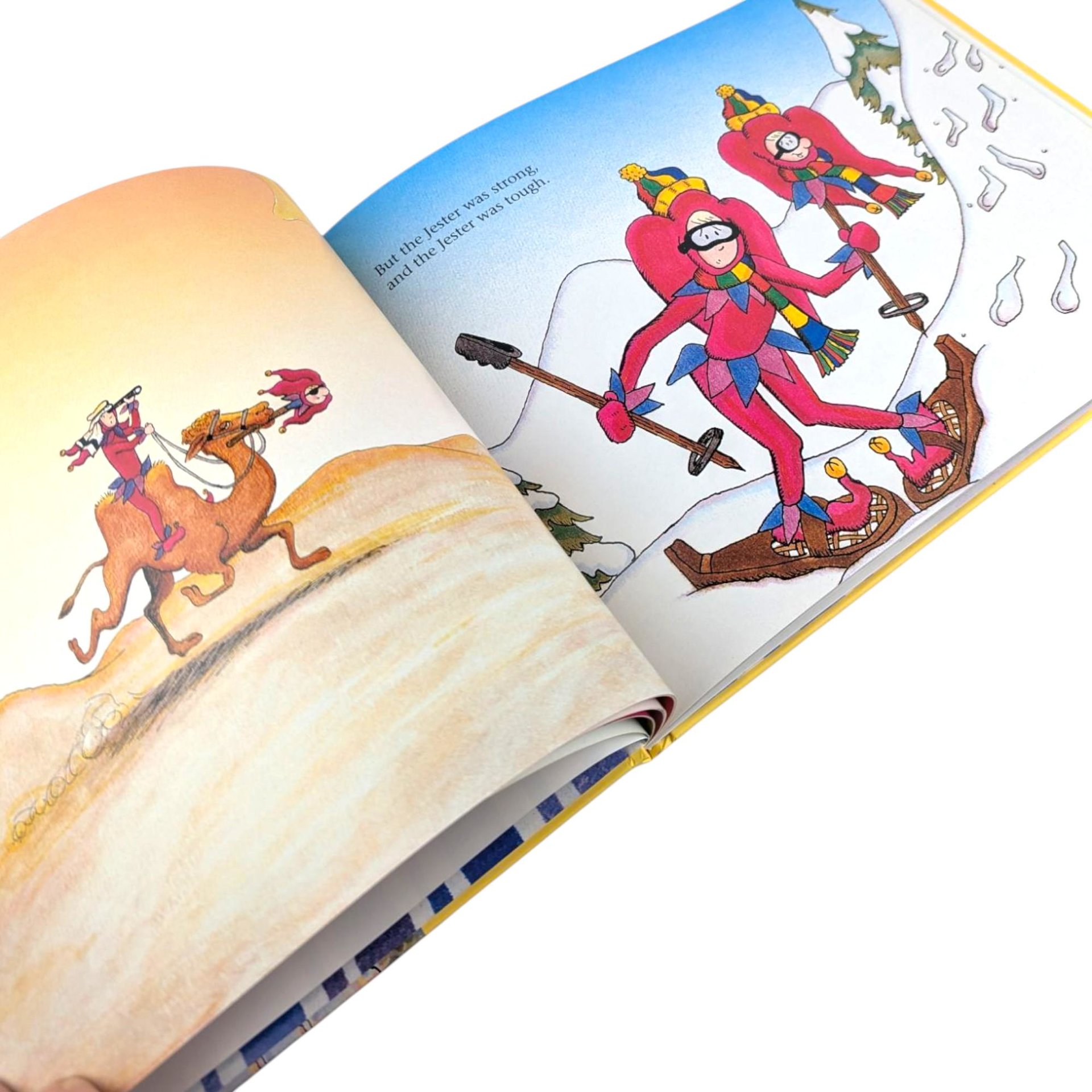 1995 Jester Has Lost His Jingle Book, David Saltzman, Maurice Sendak Afterword, Vintage Children's Story, Gift for Kids