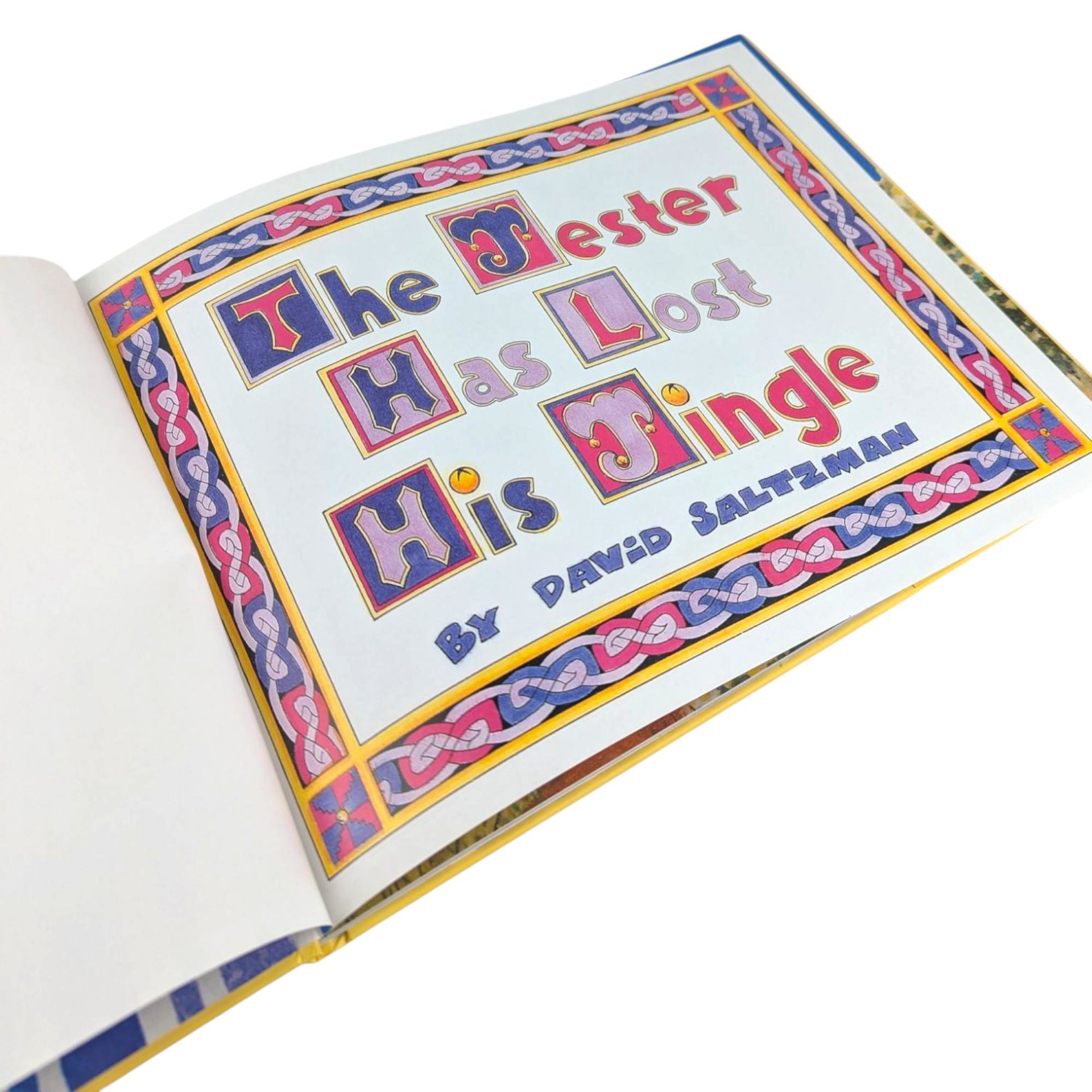 1995 Jester Has Lost His Jingle Book, David Saltzman, Maurice Sendak Afterword, Vintage Children's Story, Gift for Kids