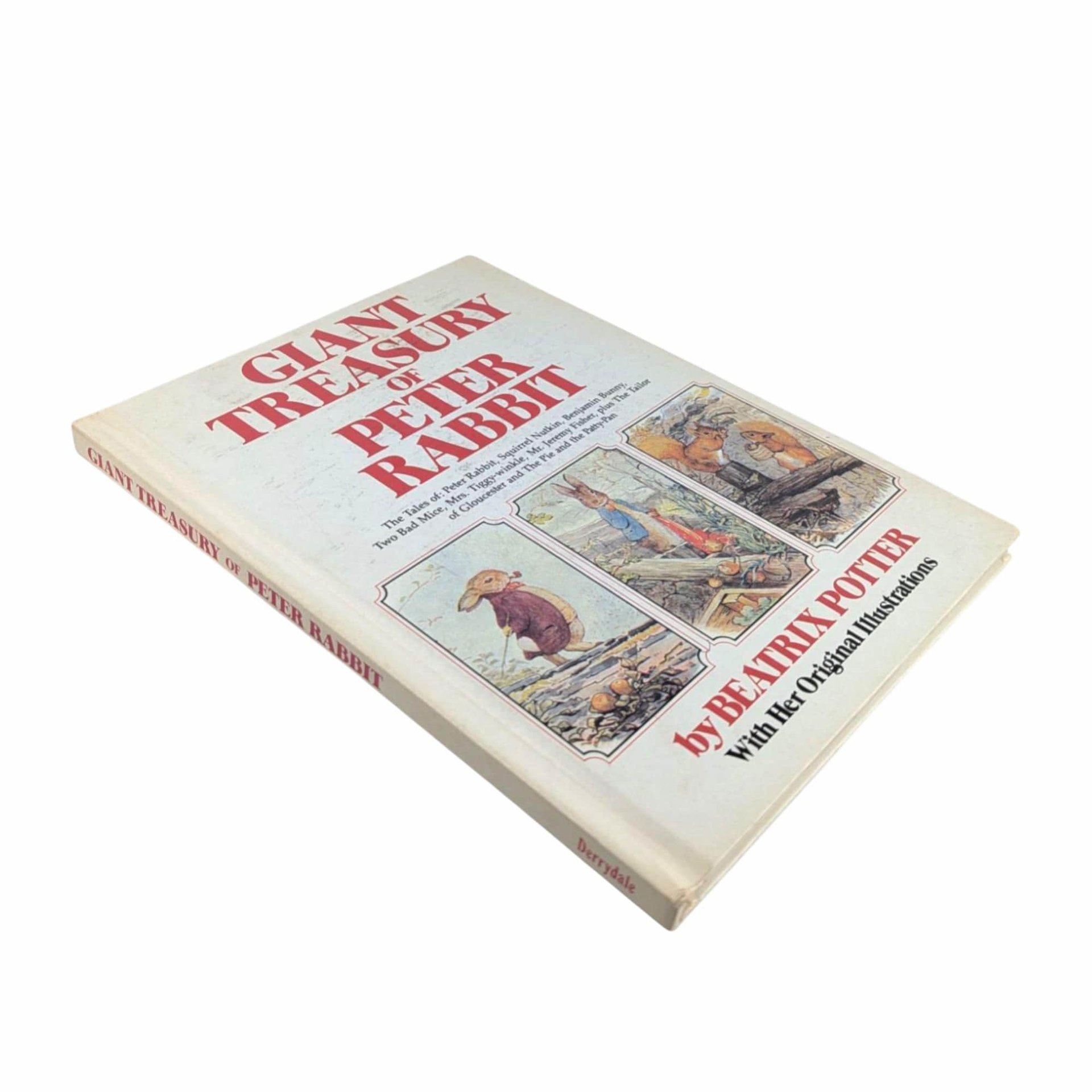 1980 Giant Treasury Peter Rabbit, Beatrix Potter Hardcover, Vintage Children's Book, Nursery Decor, Gift for Baby