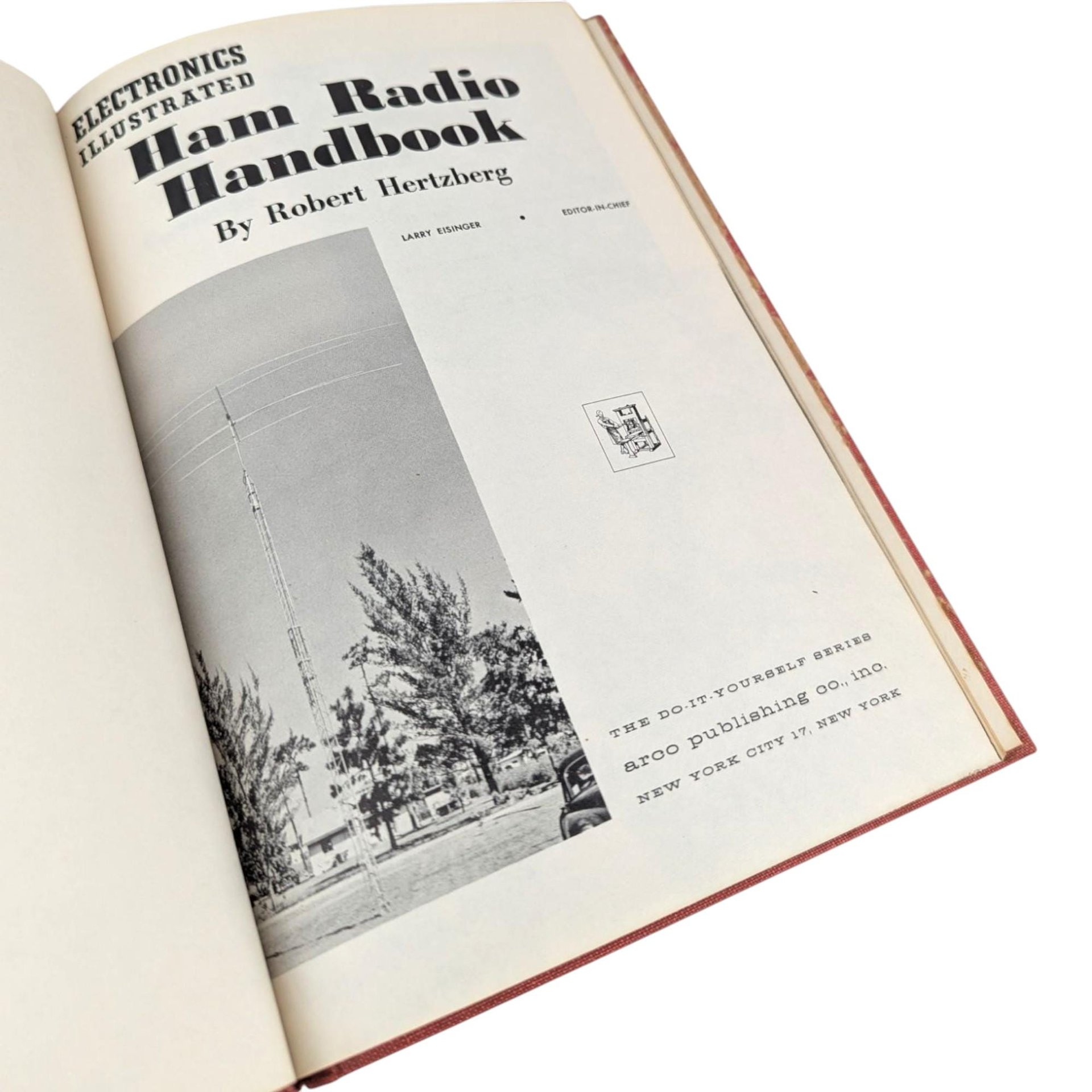 1960 Ham Radio Handbook Illustrated, Robert Hertzberg Guide, Vintage Amateur Radio Book, Electronics Hobbyist Gift