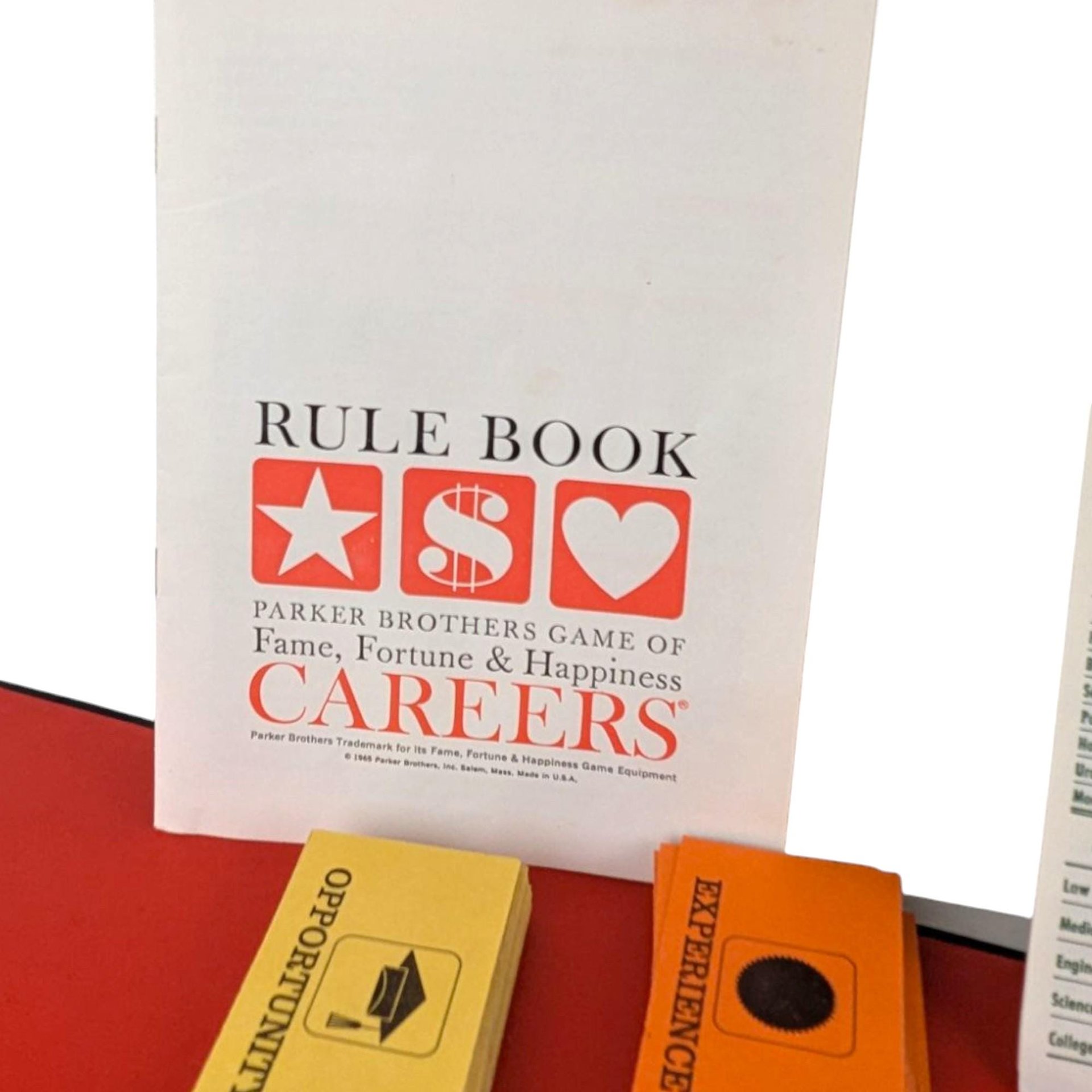 1965 Parker Brothers Careers Board Game Complete, Vintage Family Game Night, Classic Strategy Game with Instructions