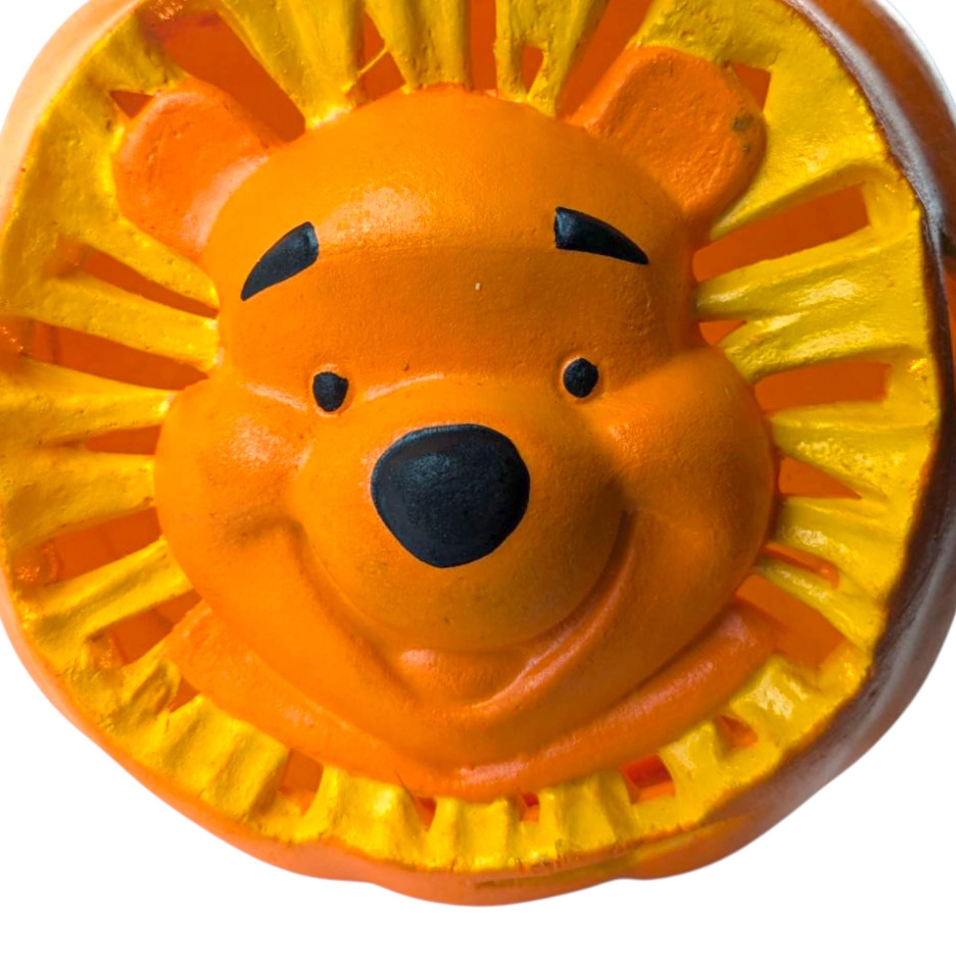 1999 Disney Winnie the Pooh Halloween Pumpkin Light, Vintage Holiday Decor, Kids Halloween Gift, Pooh Collector