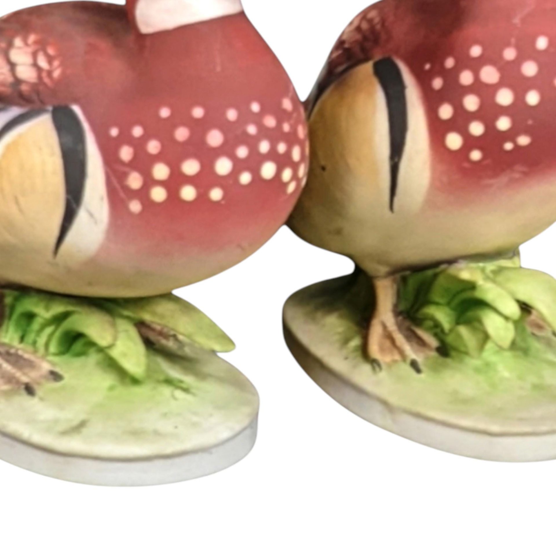 Vintage Lefton Ceramic Wood Ducks, Male & Female Pair, KW 139A/KW 139B, Hand-Painted, Collectible Figurines, Bird Decor