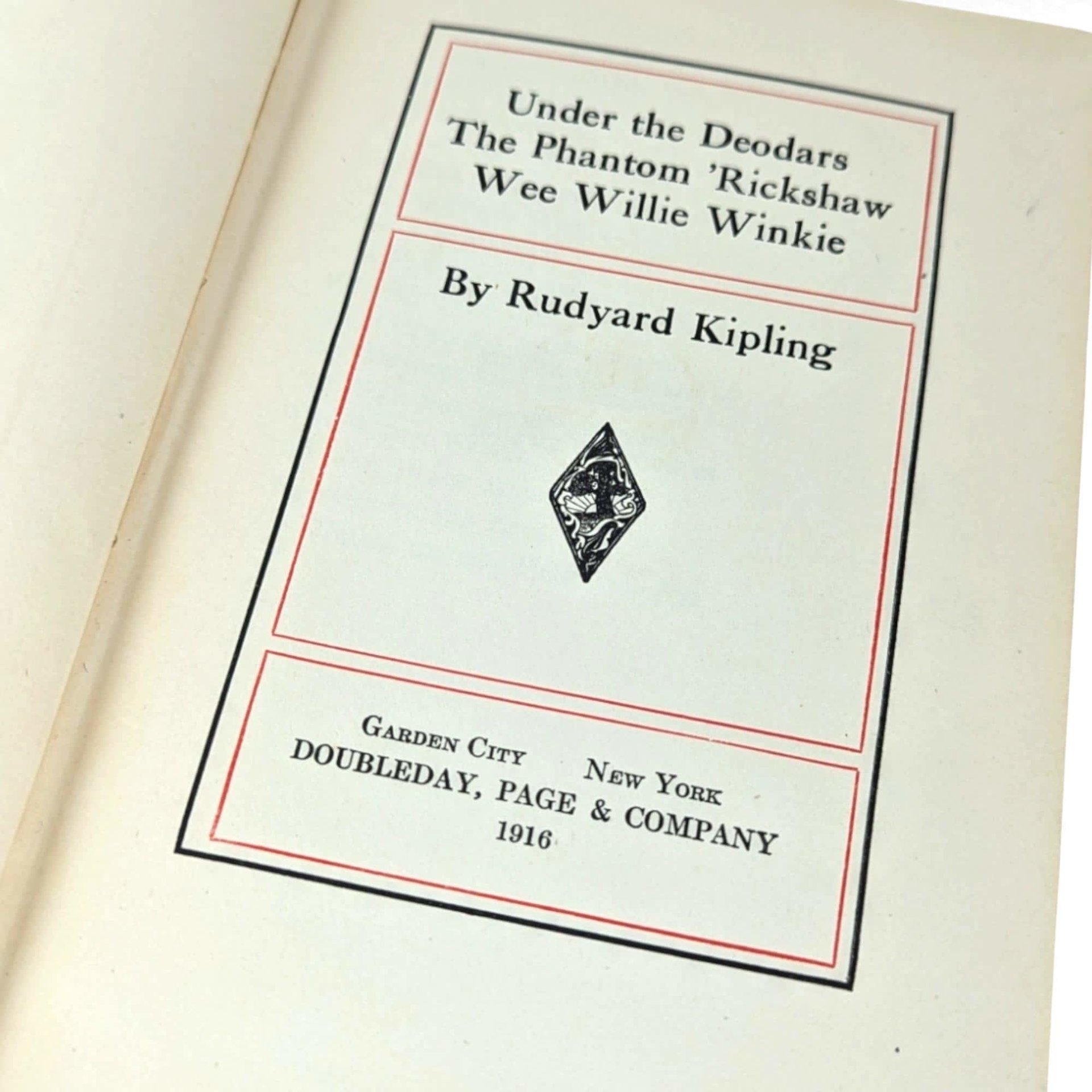 1916 Rudyard Kipling British India Short Stories - Antique Hardcover Book