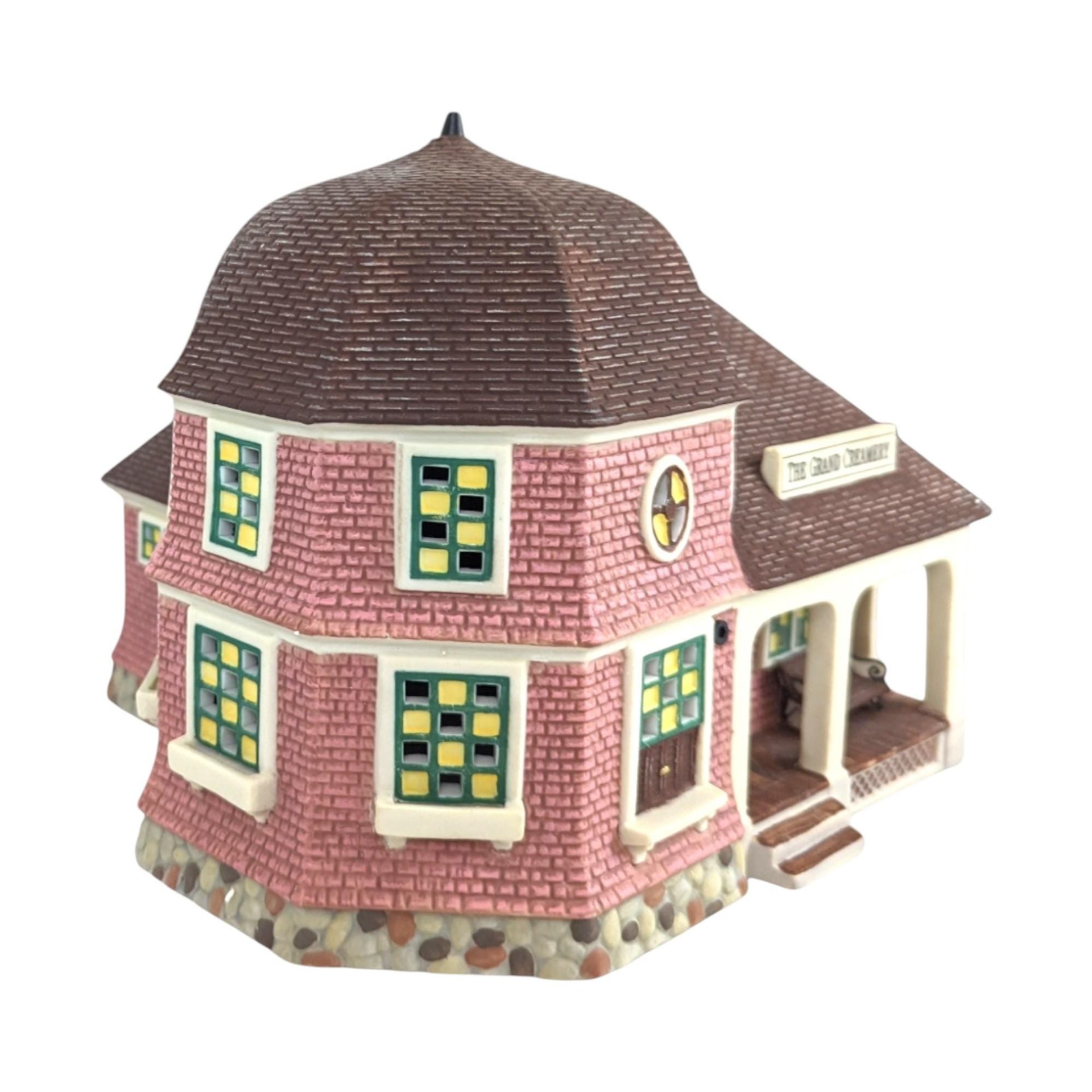 Dept 56 Seasons Bay "The Grand Creamery": Lighted Porcelain Village House (1998)