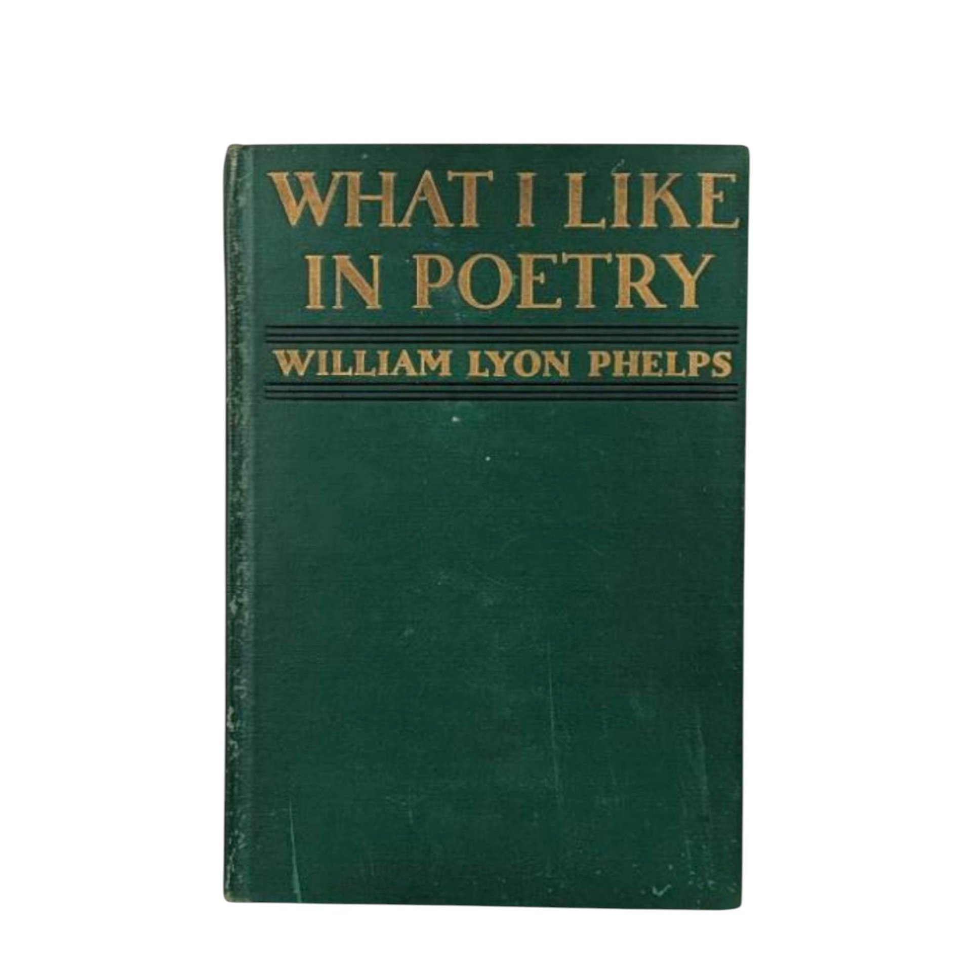 Vintage 1934 Poetry Anthology: William Lyon Phelps Hardcover Collection