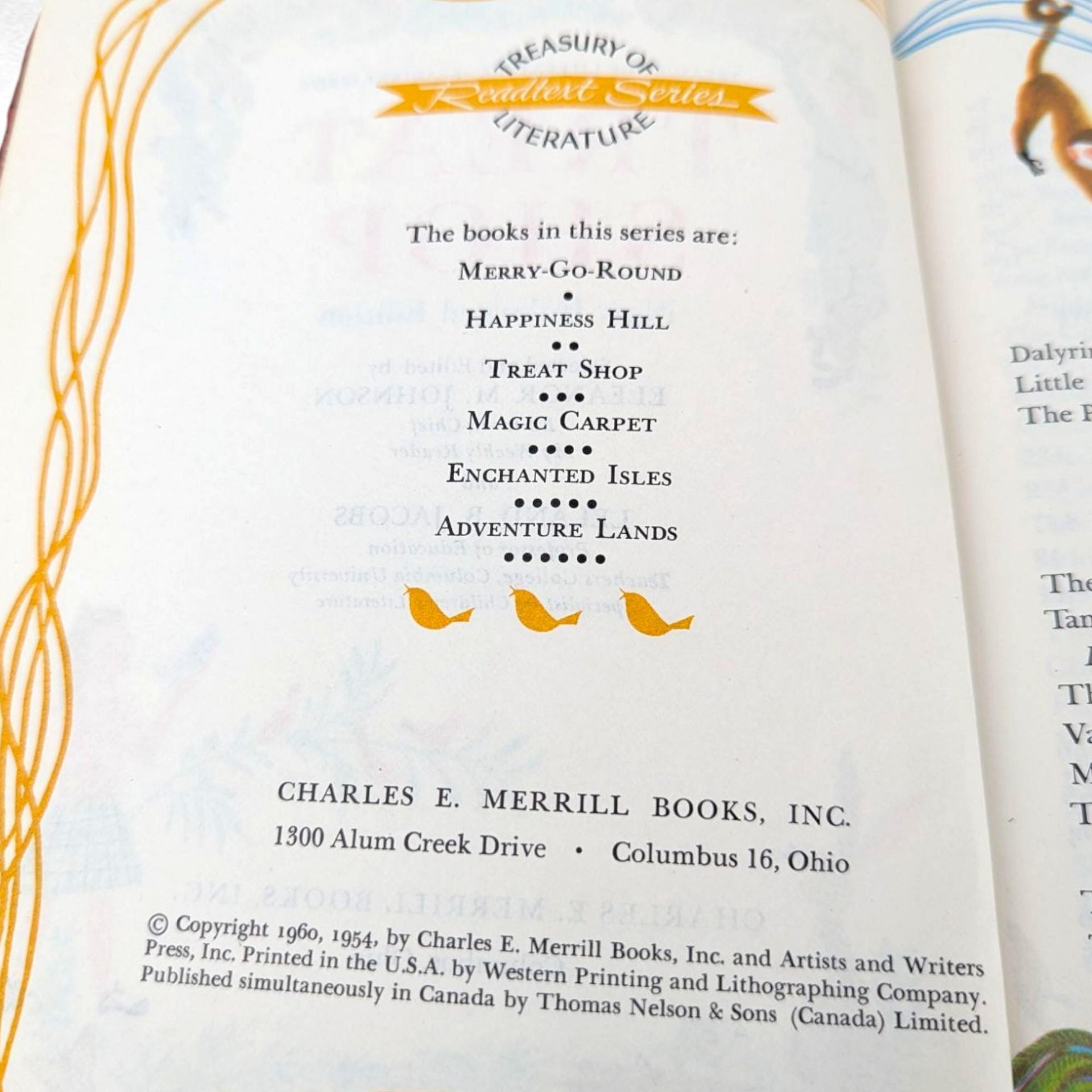 Vintage 1960 "Treat Shop" Children's Book: Illustrated Hardcover by Eleanor M. Johnson