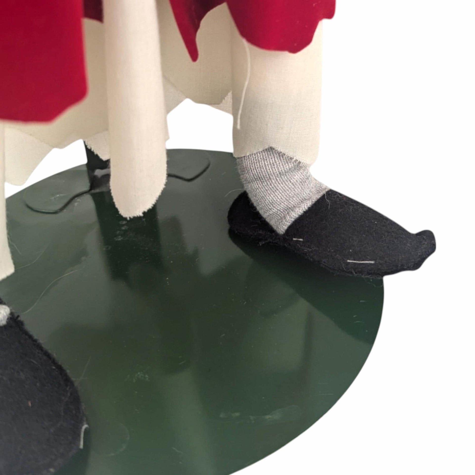 Vintage Dept 56 Scrooge Doll, 19.5" Dickens Caroler Figurine, Collectible Christmas Decor, Gift for Dickens Fan, Holiday Display