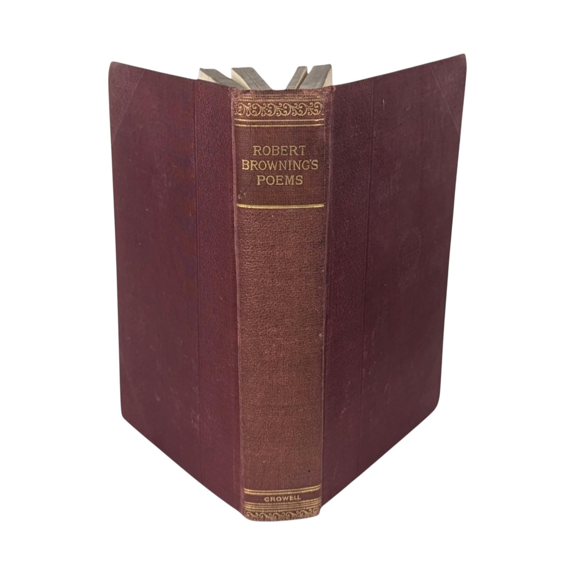 Robert Browning's Selected Poems: Antique Hardcover Poetry Collection
