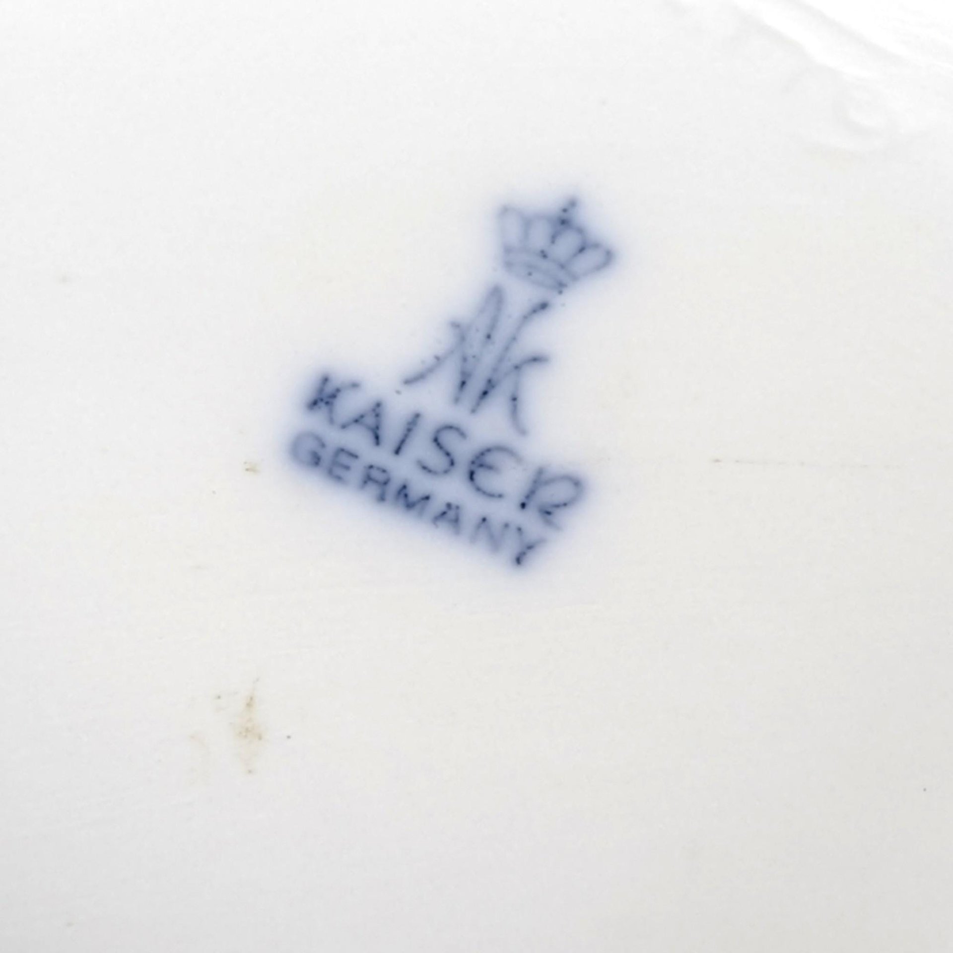 Vintage Kaiser Bisque Vase: Embossed Roses, 1980s Porcelain Decor
