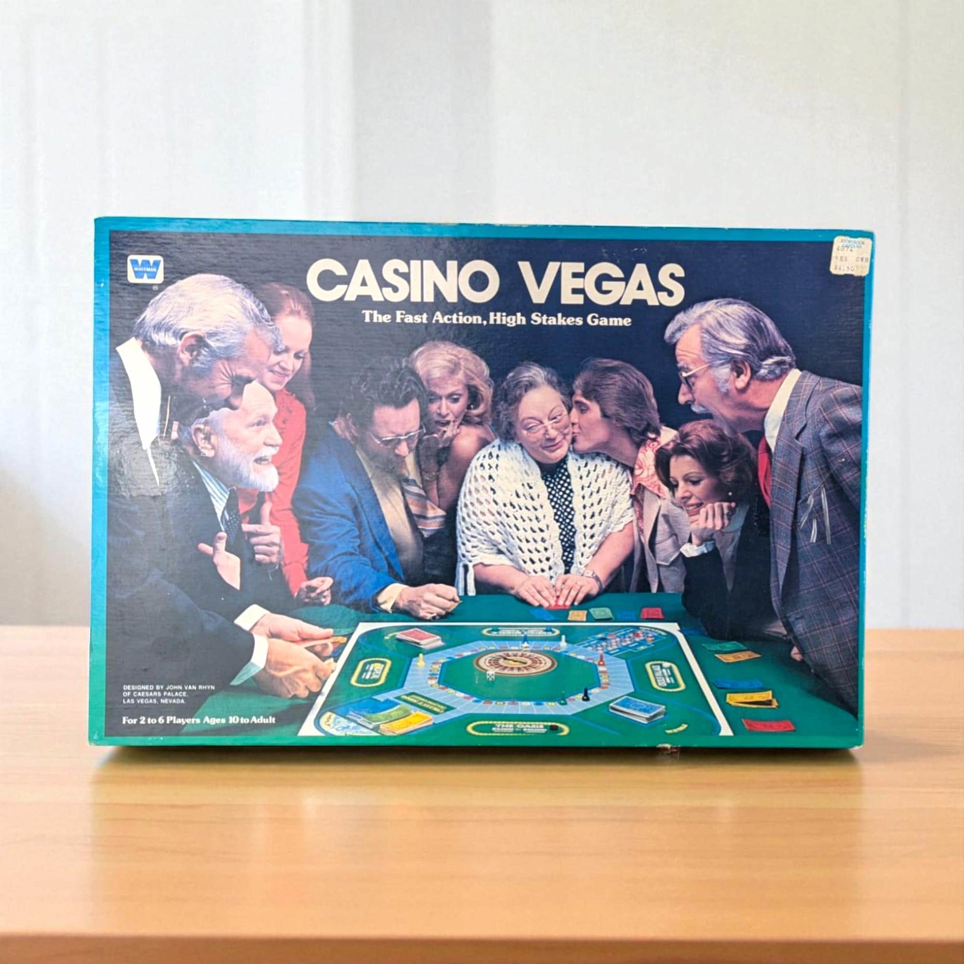 Vintage 1975 Casino Vegas Board Game: Complete Western Publishing Set
