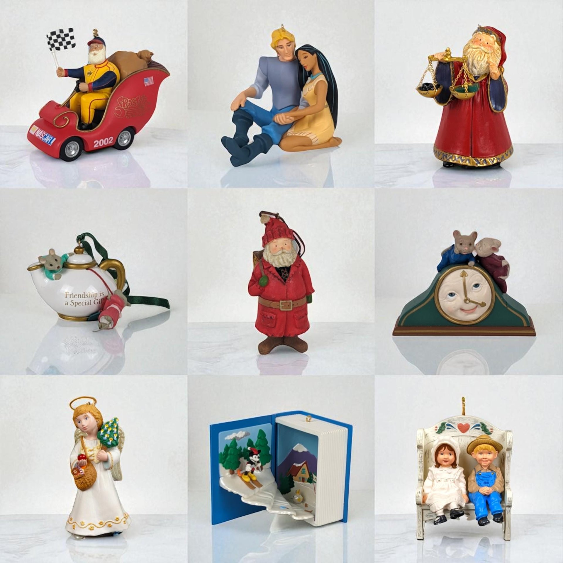 Vintage Hallmark Keepsake Ornaments | Disney, Kris Kringle, Christkindl, NASCAR | You Choose