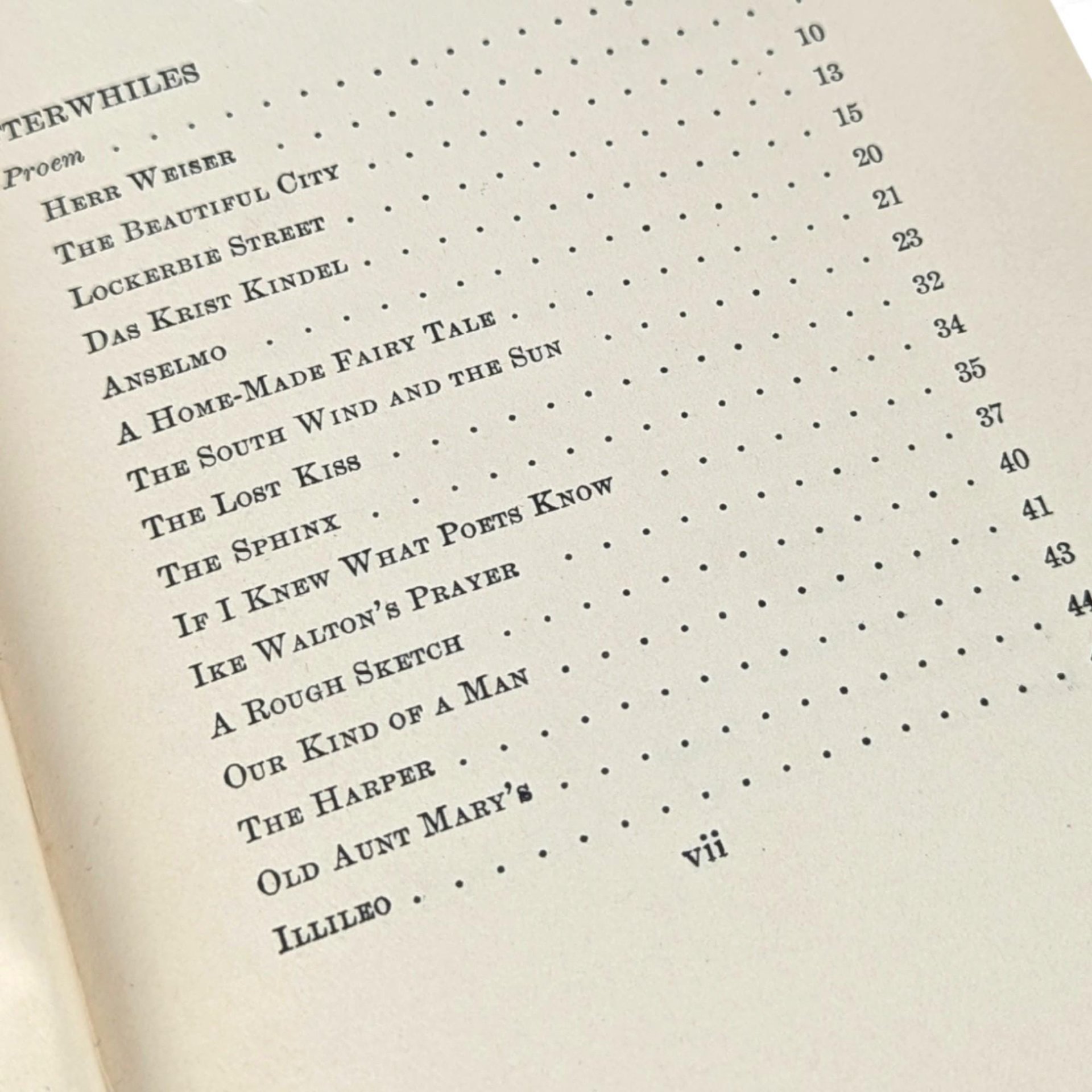 Antique Poetry Collection: Afterwhiles by James Whitcomb Riley, Hoosier Poet