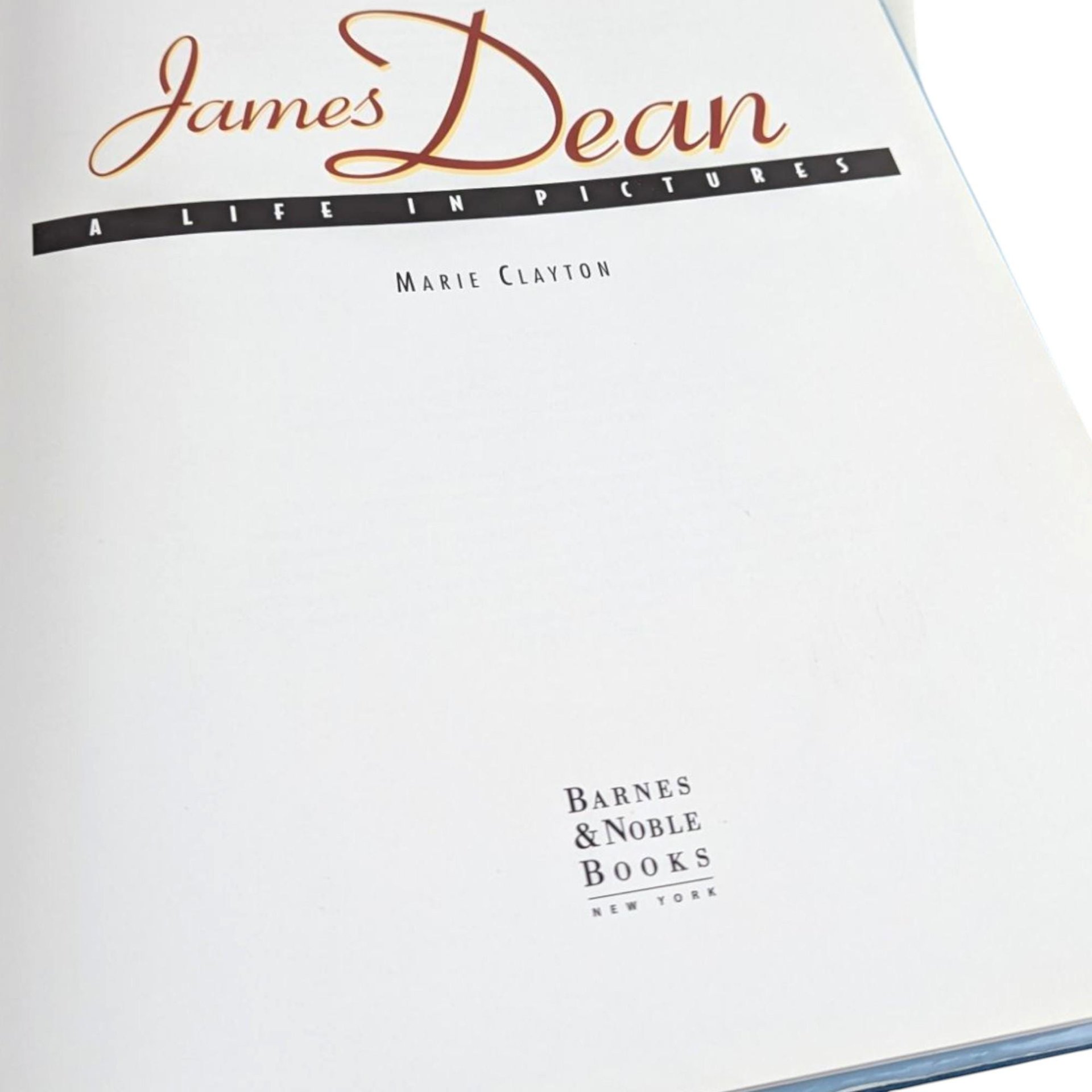 2004 James Dean: A Life in Pictures Book by Marie Clayton, Hardcover, Vintage Movie Memorabilia, Gift for Film Buffs