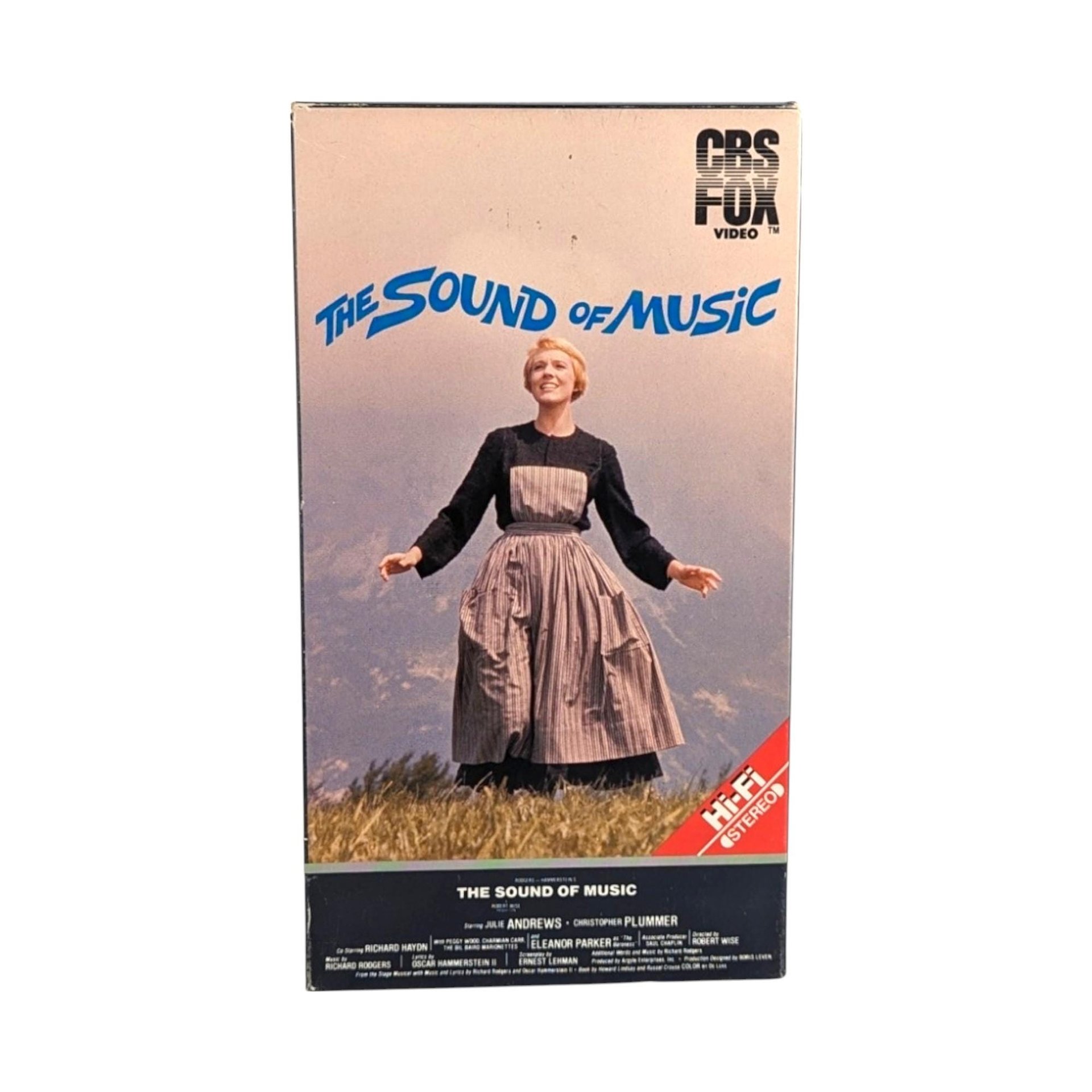 Vintage Wizard of Oz & Sound of Music VHS Set, Sealed Wizard of Oz, Classic Movies, Musical, Collectible VHS, Gift for Movie Lovers
