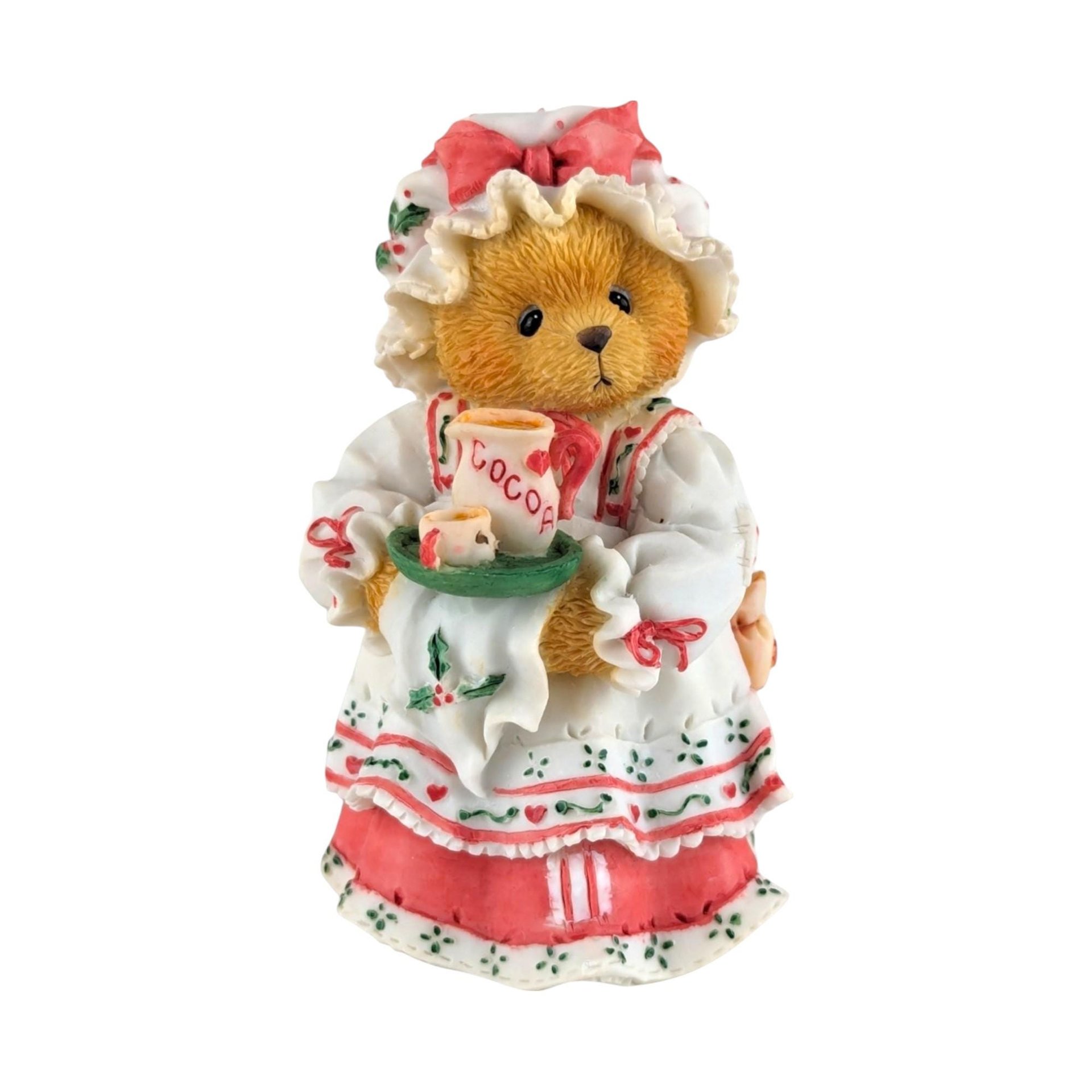 Vintage Cherished Teddies Figurine: Santa, Hannah, Holly, Stocking Bear