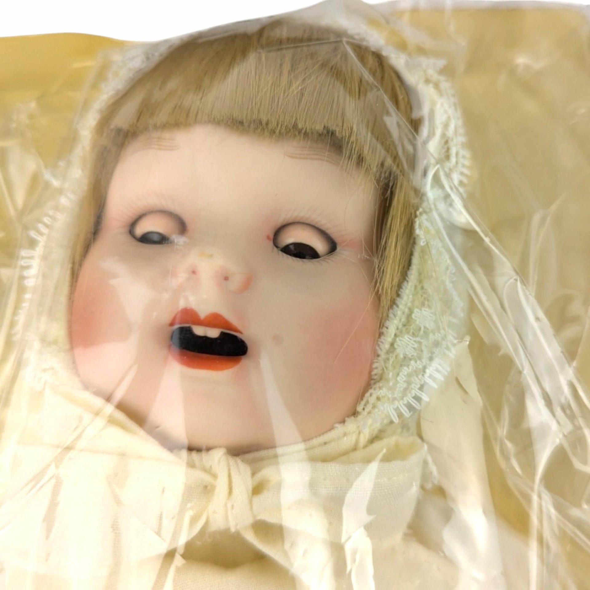 Vintage Avon Gallery Porcelain Doll, Shelburne Museum Collection, Collectible Doll, Porcelain Doll with Stand, Gift for Doll Collector