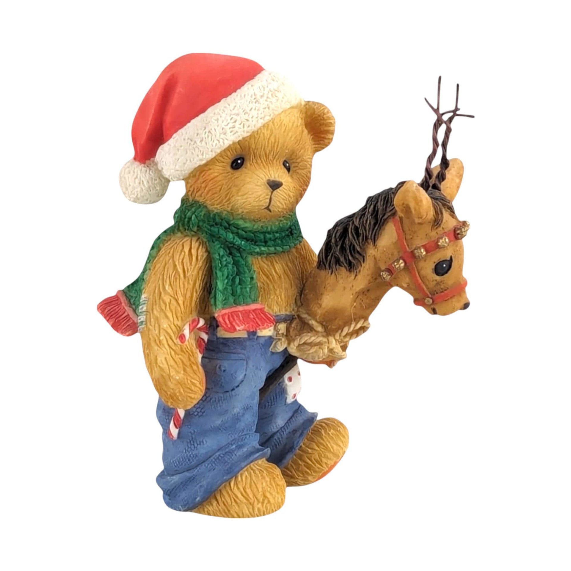 Vintage 90s Cherished Teddies Figurine: Enesco Collectible Bear Decor