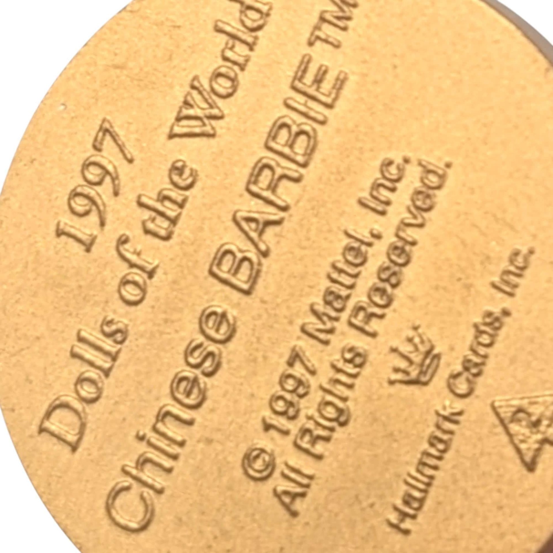 Vintage 1997 Chinese Barbie Ornament: Hallmark Keepsake Dolls of the World