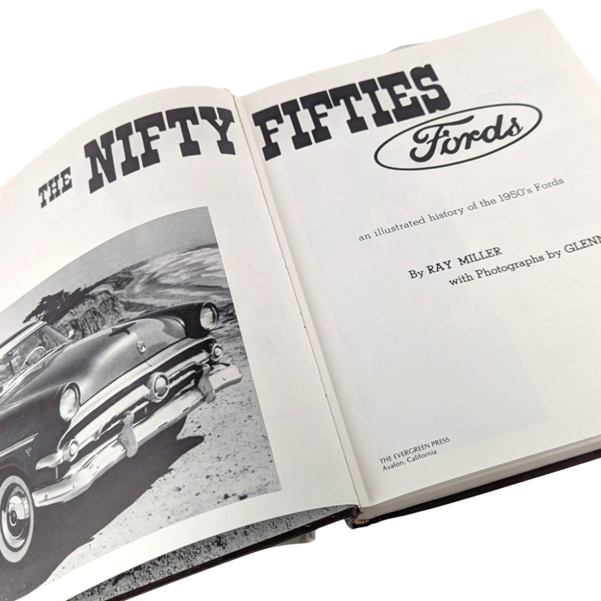 1987 Nifty Fifties Fords Book, Ray Miller, Glenn Embree Photos, Hardcover, 1950s Ford History, Classic Car Book, Automobile Enthusiast Gift