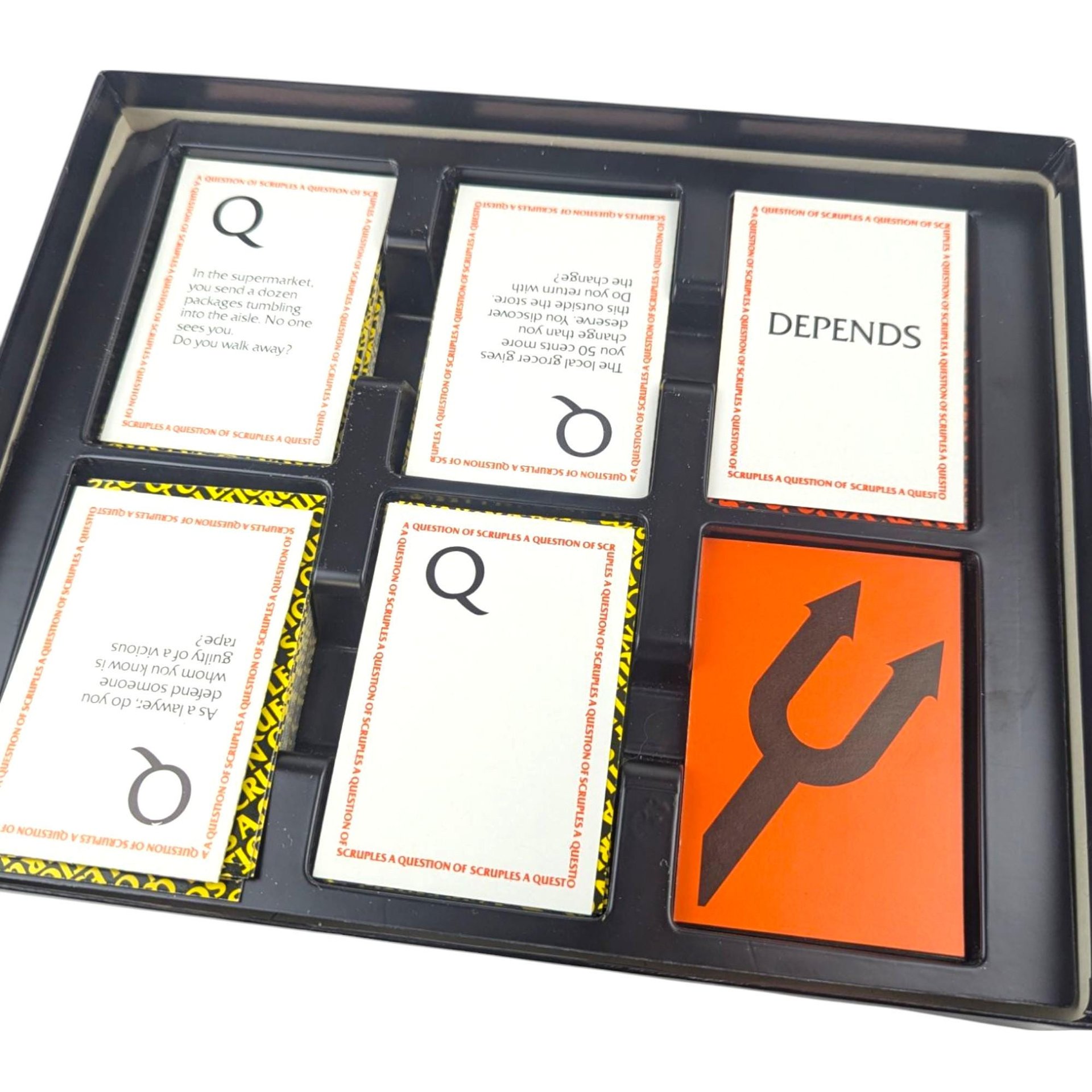1984 High Game A Question of Scruples, Complete Vintage Board Game, Ethical Dilemma Game, Party Game, Conversation Starter