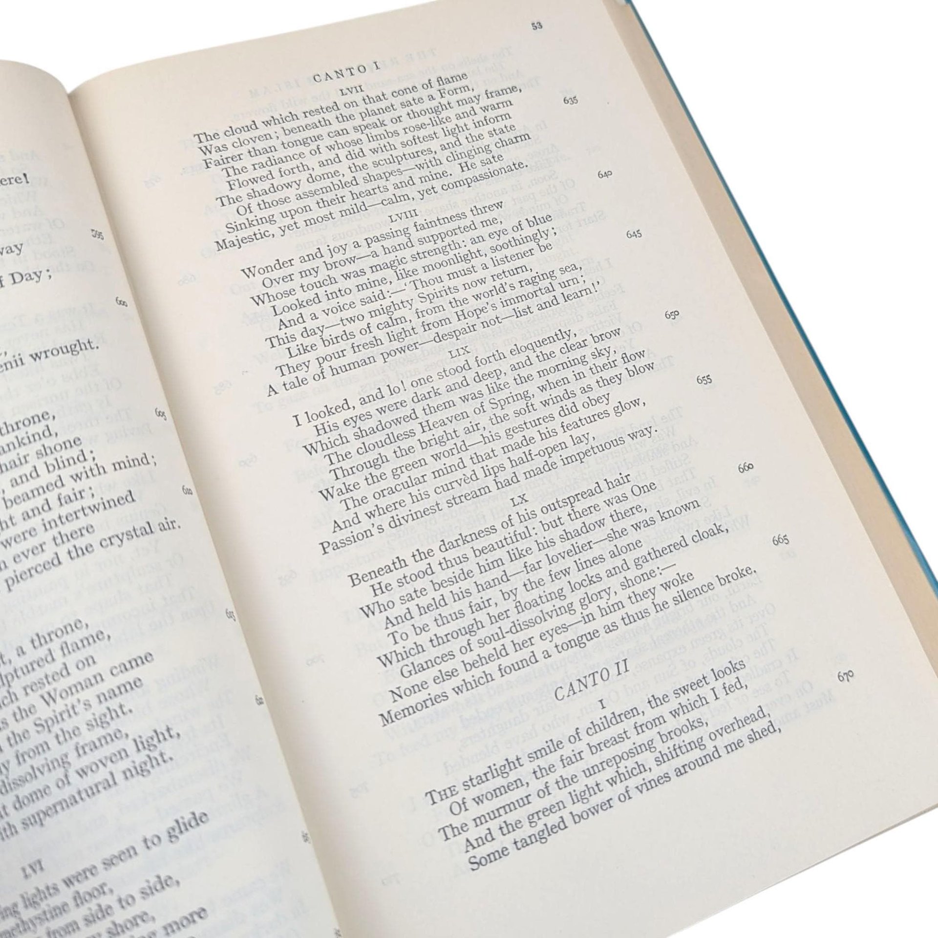 1967 Shelley Poetical Works: Oxford University Press Vintage Poetry