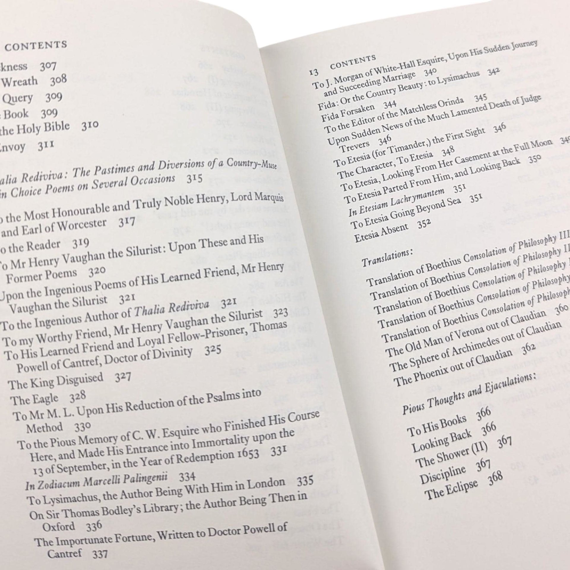 Henry Vaughan: Complete Metaphysical Poems, The English Poets Series