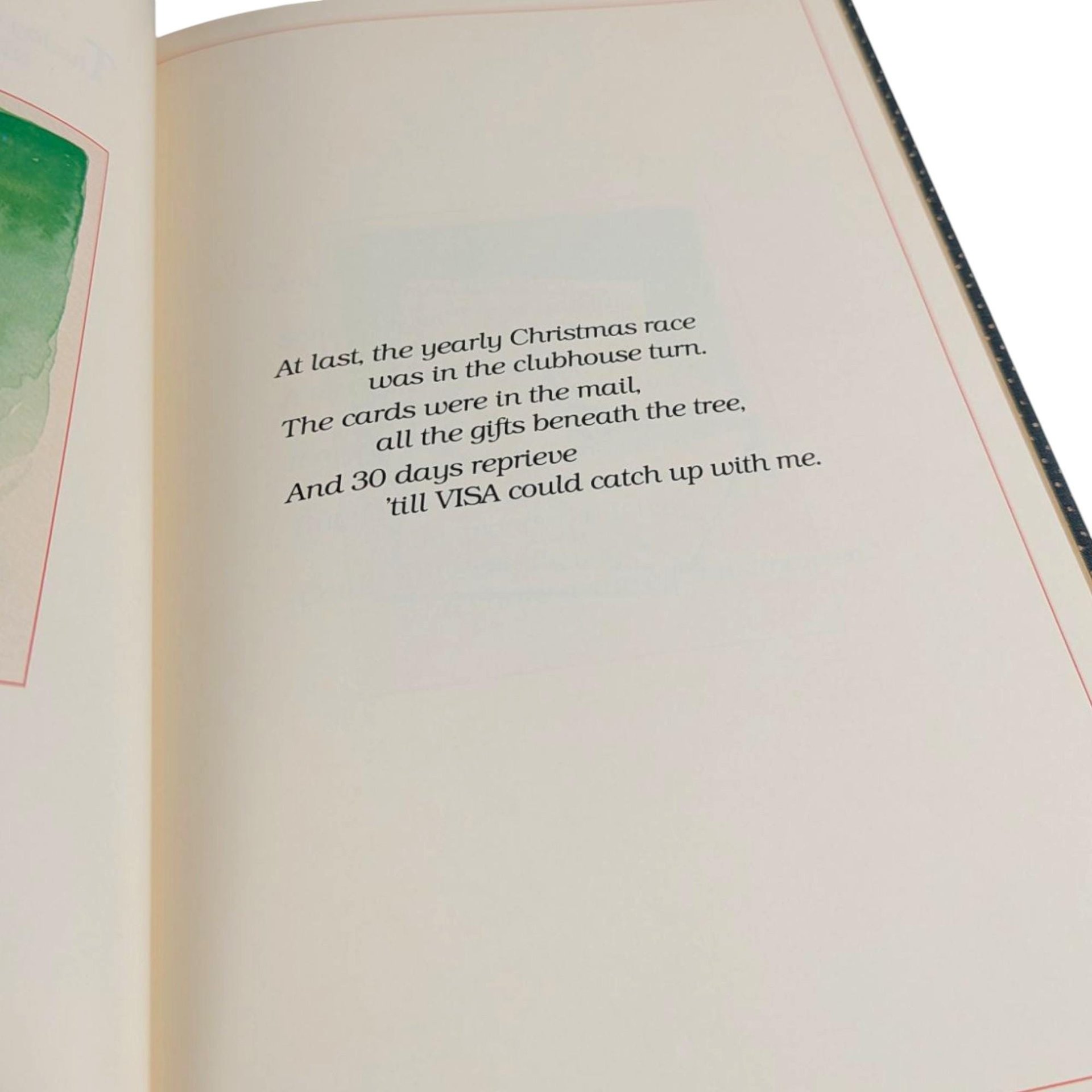 1982 Autographed A Cup of Christmas Tea Book, Tom Hegg, Warren Hanson Illustration, Signed Book, Holiday Story, Collectible Christmas Book