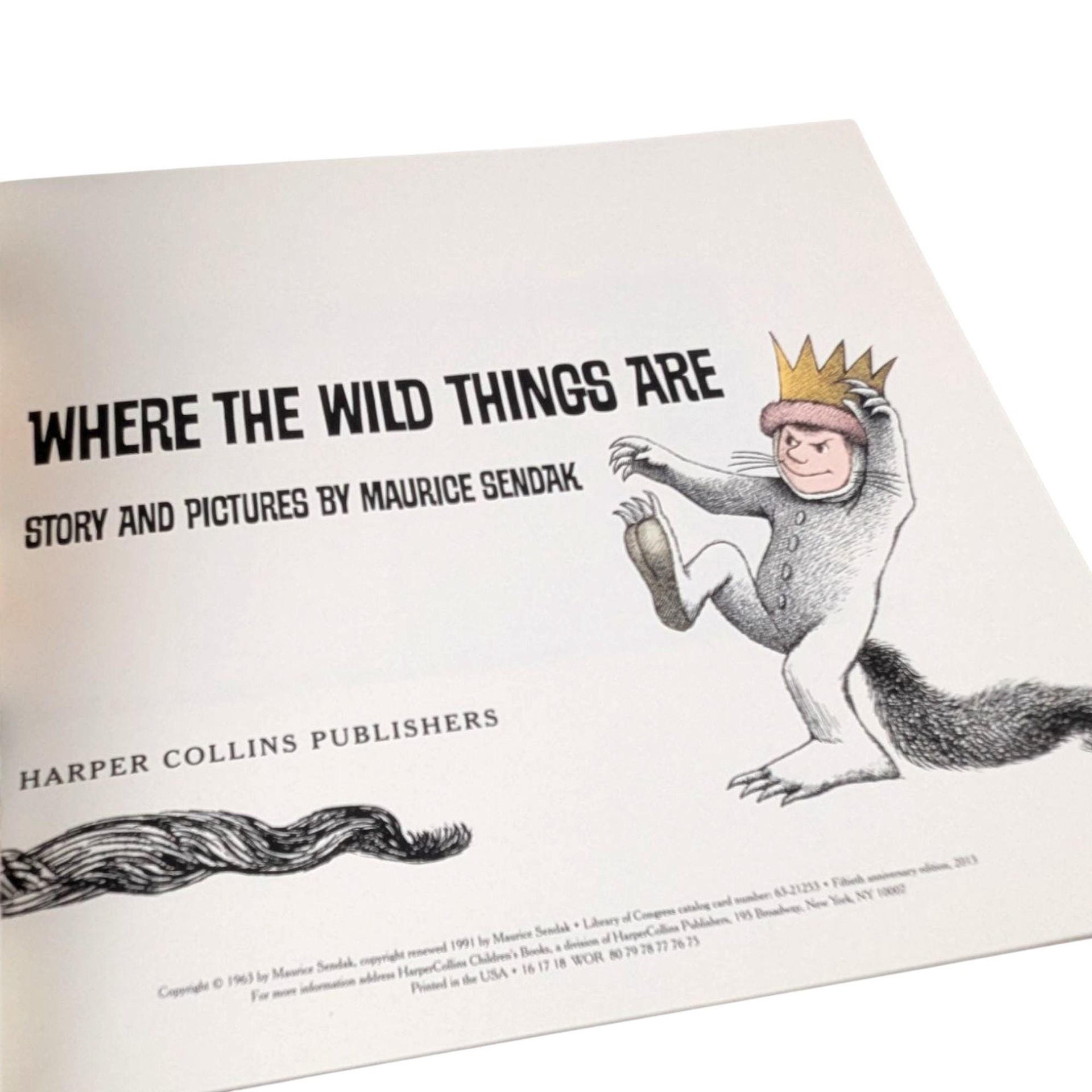 Vintage Where the Wild Things Are by Maurice Sendak, 1991 Softcover, Children's Book, Illustrated Classic, Bedtime Story, Nostalgic Gift