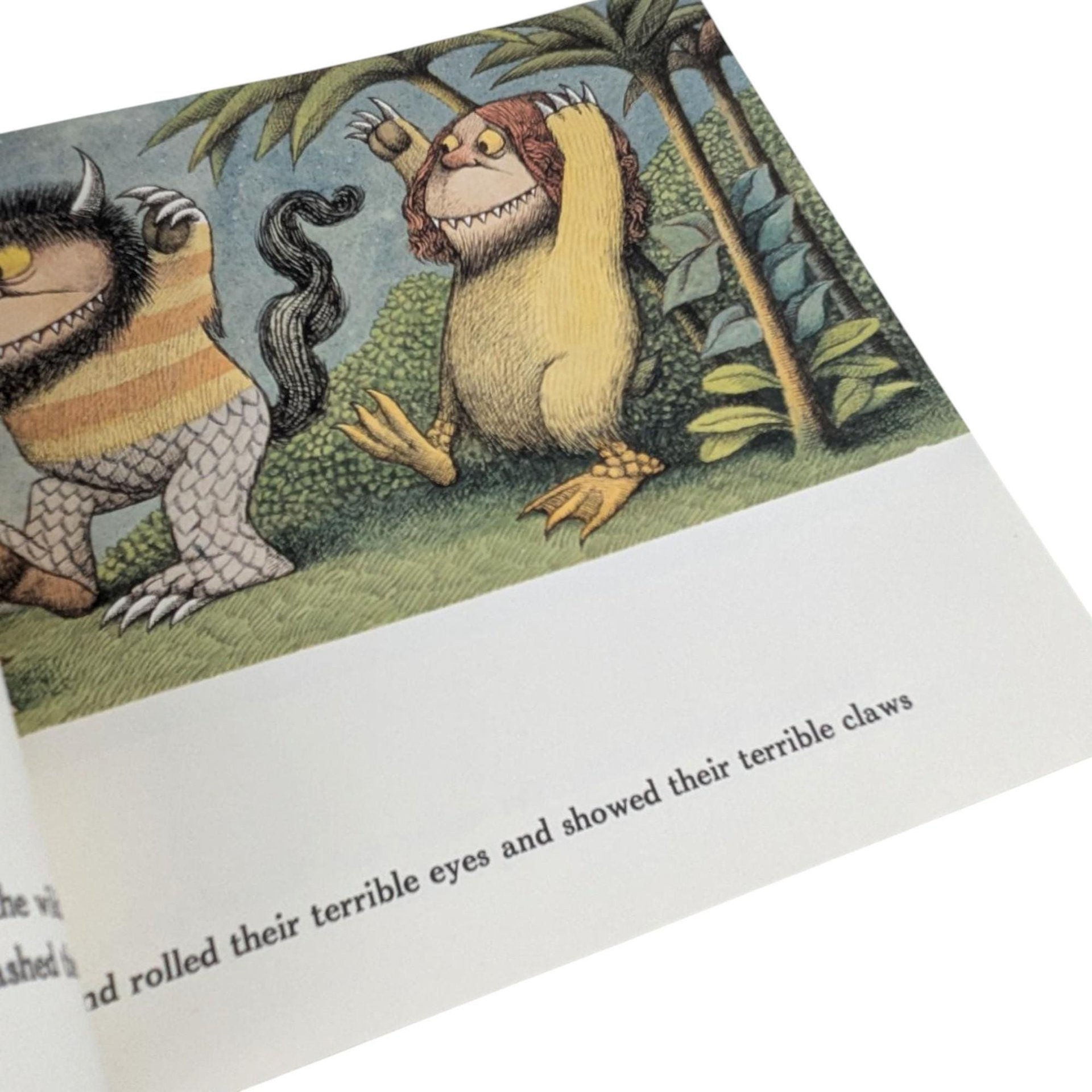 Vintage Where the Wild Things Are by Maurice Sendak, 1991 Softcover, Children's Book, Illustrated Classic, Bedtime Story, Nostalgic Gift