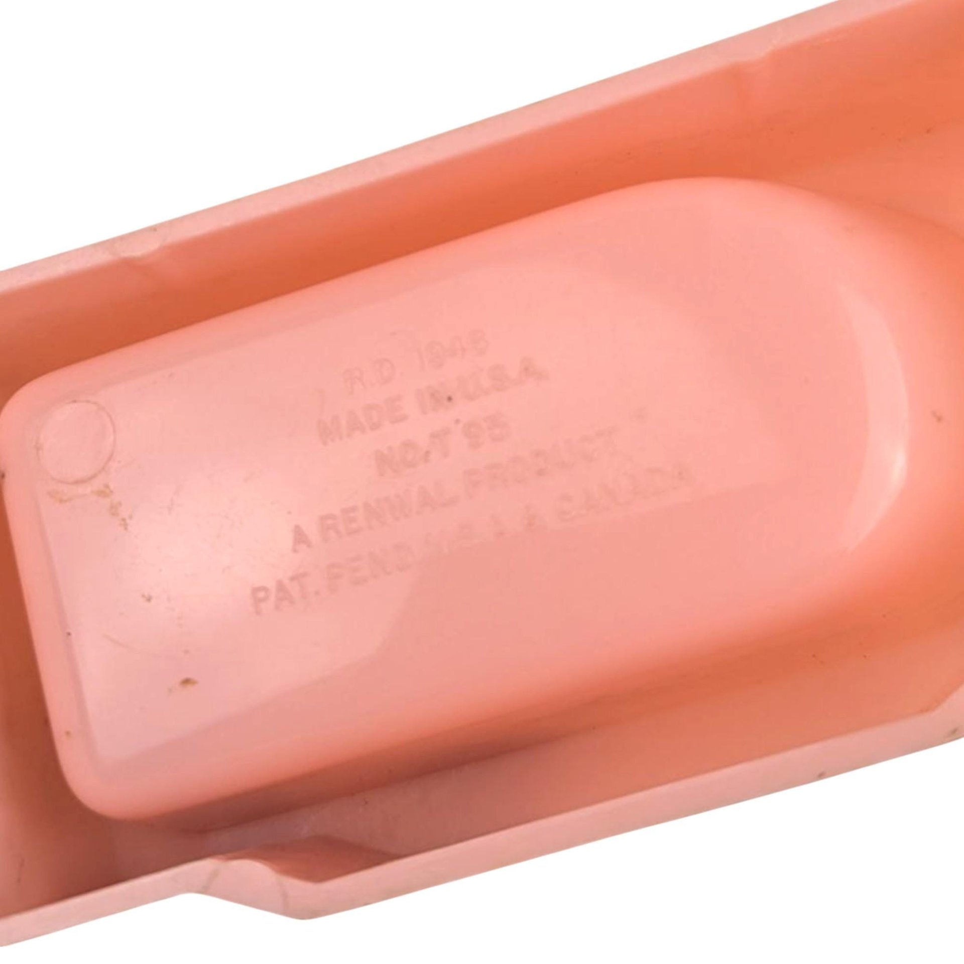 Vintage 1950s Renwal Dollhouse Bathroom Set - Pink Plastic 1:16 Scale Miniatures