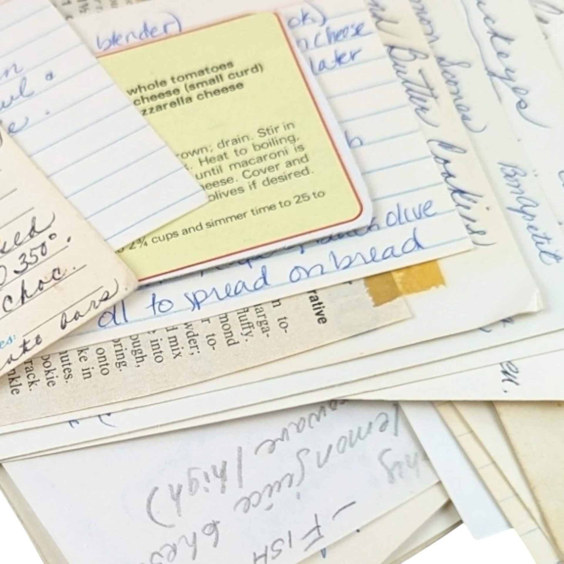 Vintage 1970s Betty Crocker Recipe Box: Retro Handwritten Recipe Collection