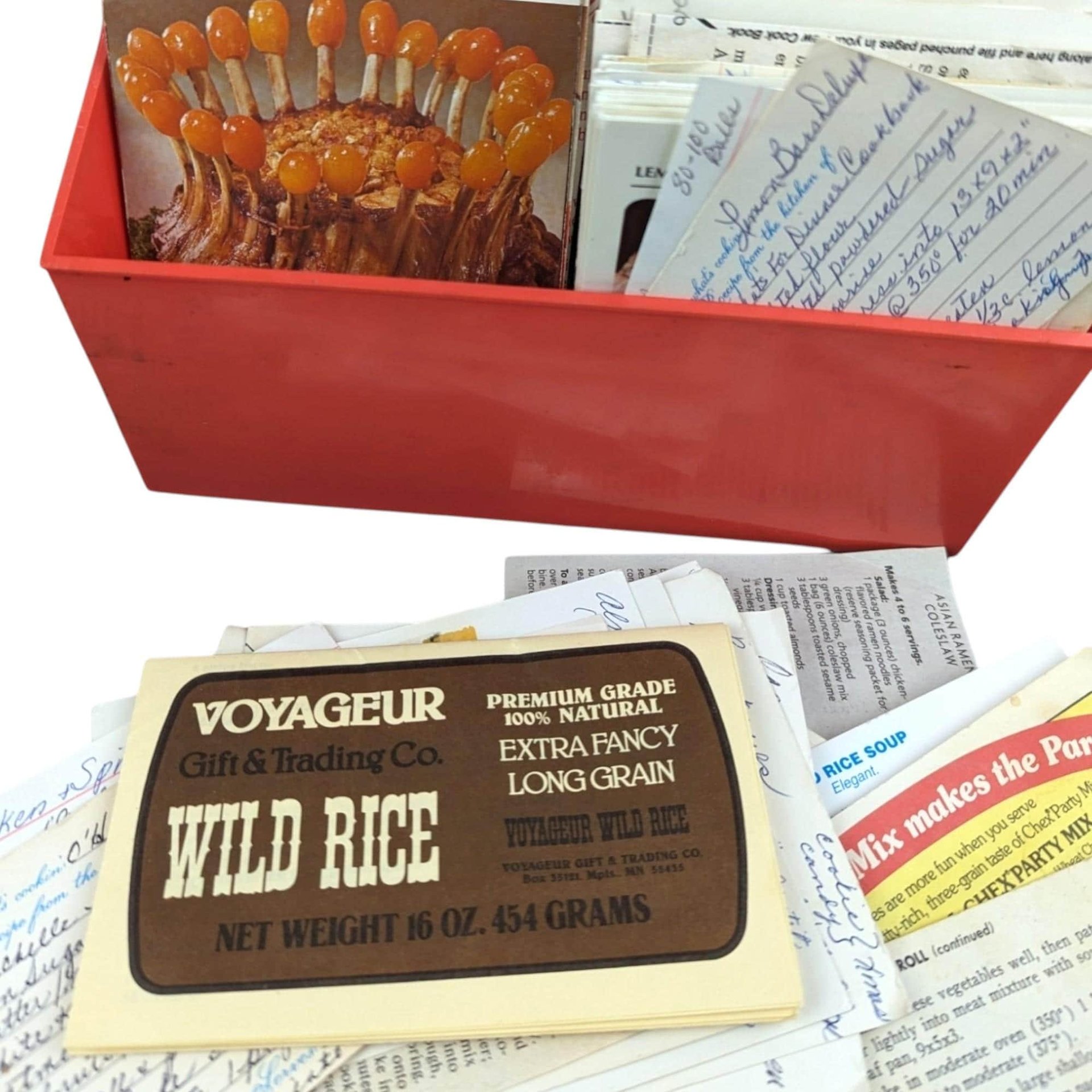 Vintage 1970s Betty Crocker Recipe Box: Retro Handwritten Recipe Collection