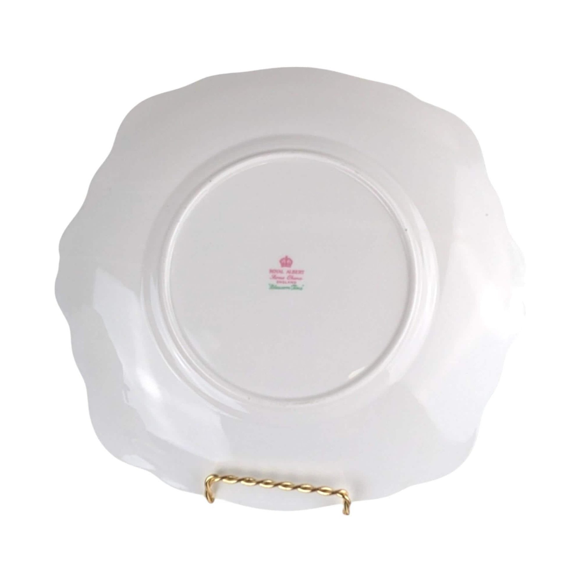 Vintage Royal Albert Cake Plate Set: Blossom Time Bone China