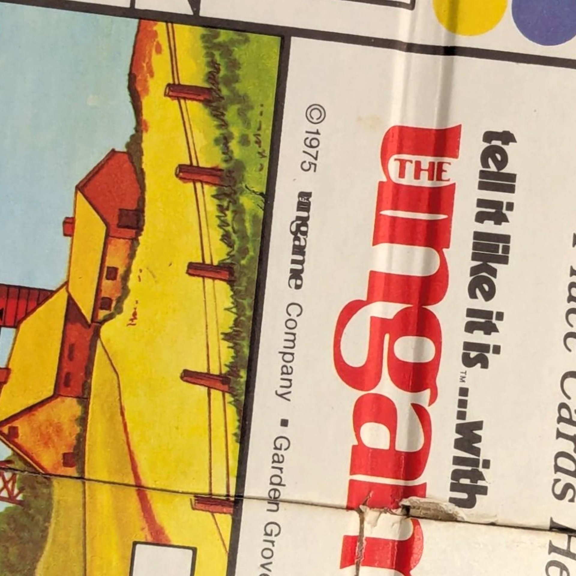 Vintage 1975 The Ungame Board Game: Retro Conversation Starter