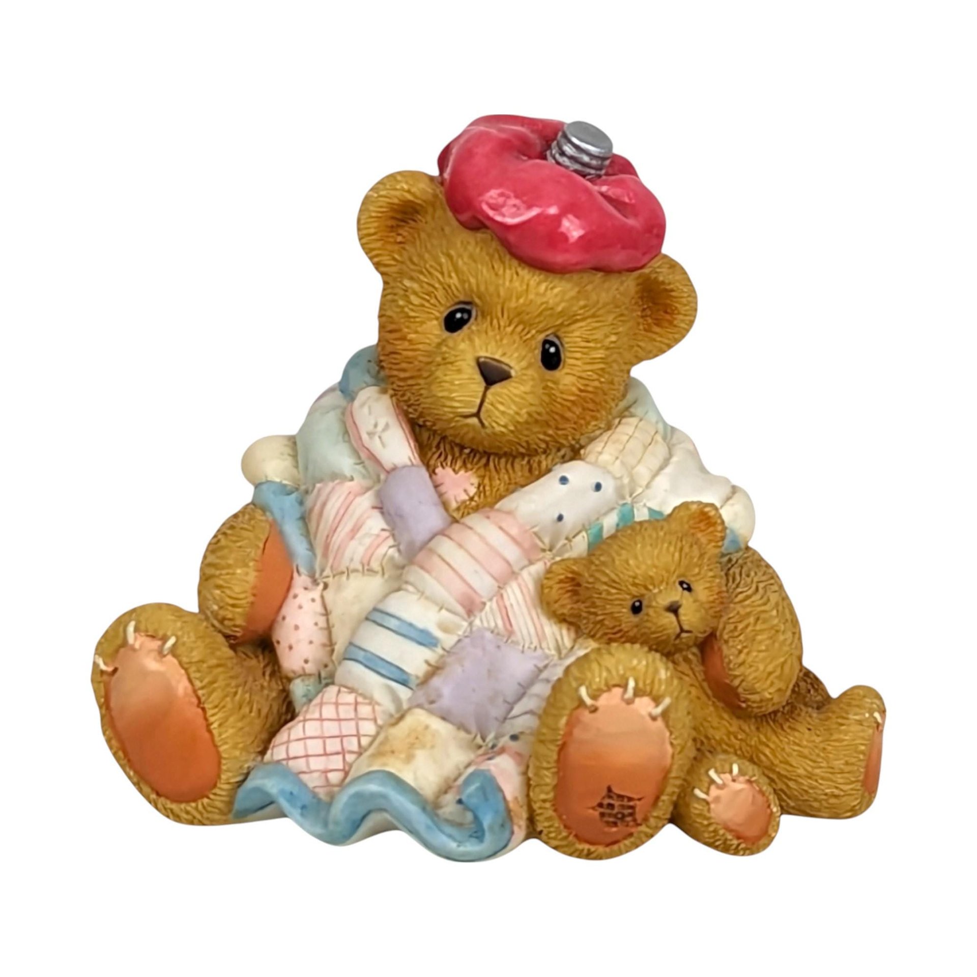 Vintage Cherished Teddies Figurines, 1992-1997, Collectible Bears, Wedding Music Box, Gift for Collector, Home Decor