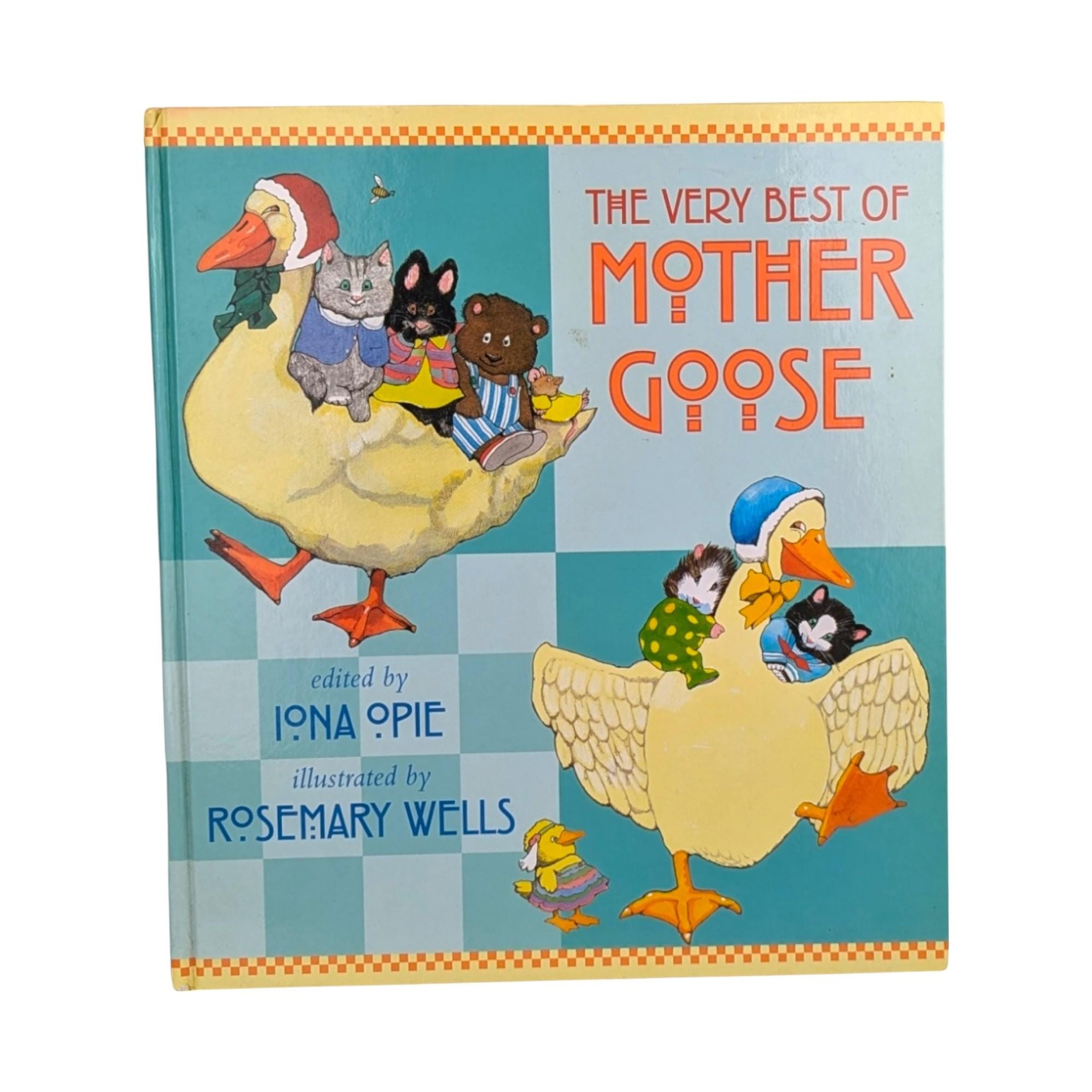 2002 The Very Best of Mother Goose Hardcover Book, Illustrated by Rosemary Wells, Classic Children's Literature, Gift for Kids
