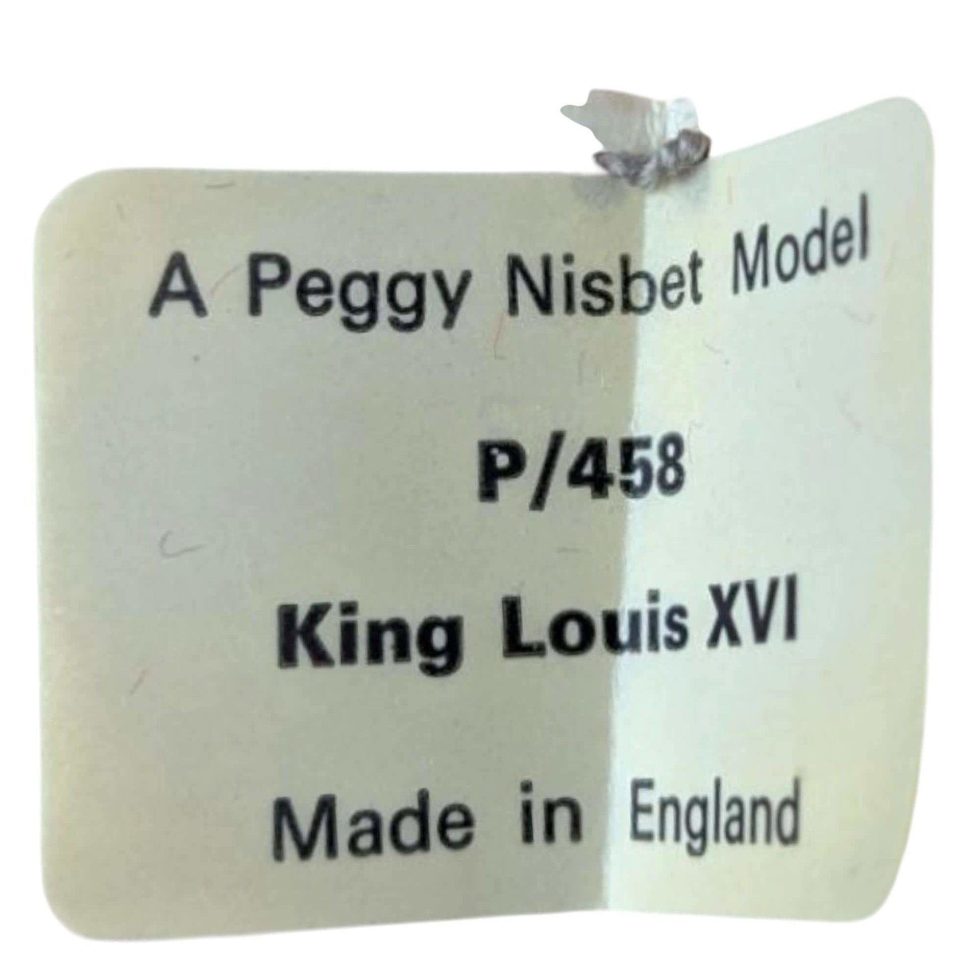 Vintage Peggy Nisbet King Louis XVI Doll: English Historical Figure