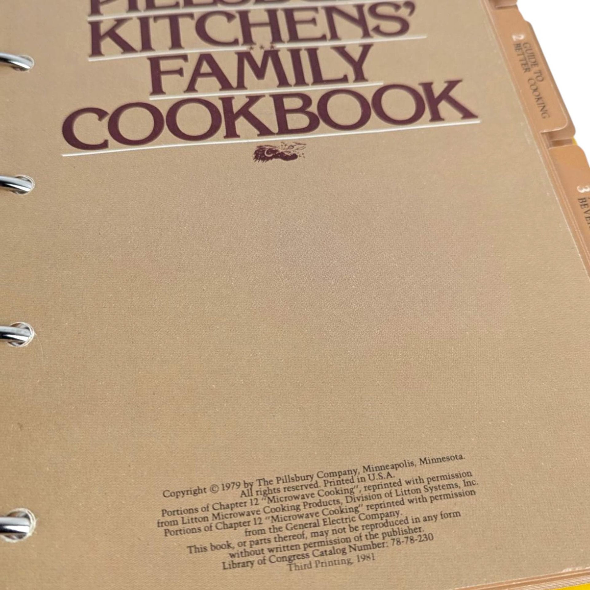 1979 Pillsbury Family Cookbook: Vintage Recipe Collection