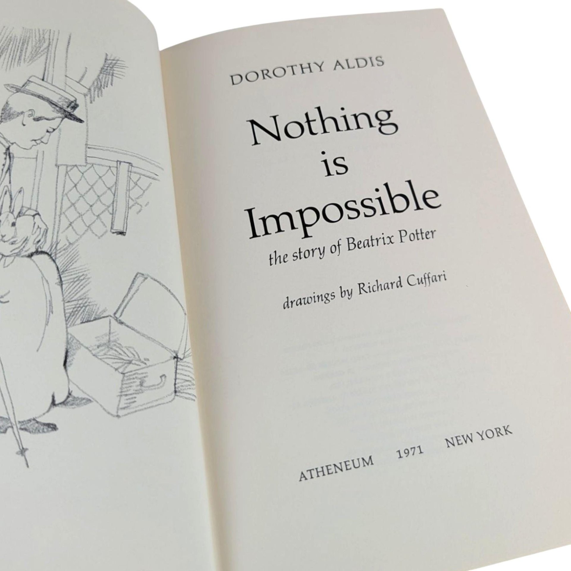 1971 Beatrix Potter Biography Hardcover, Dorothy Aldis Book, Vintage Children's Literature History, Collectible Author